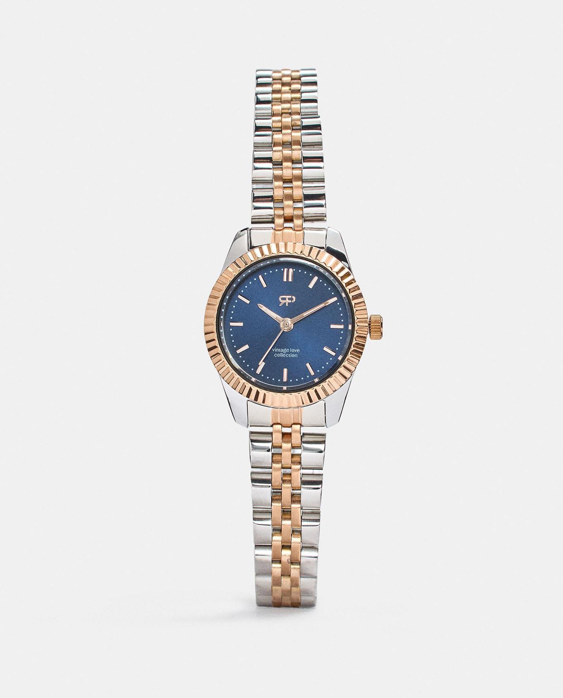 Imagen 1 de Reloj de mujer de acero inoxidable en liso Multicolor