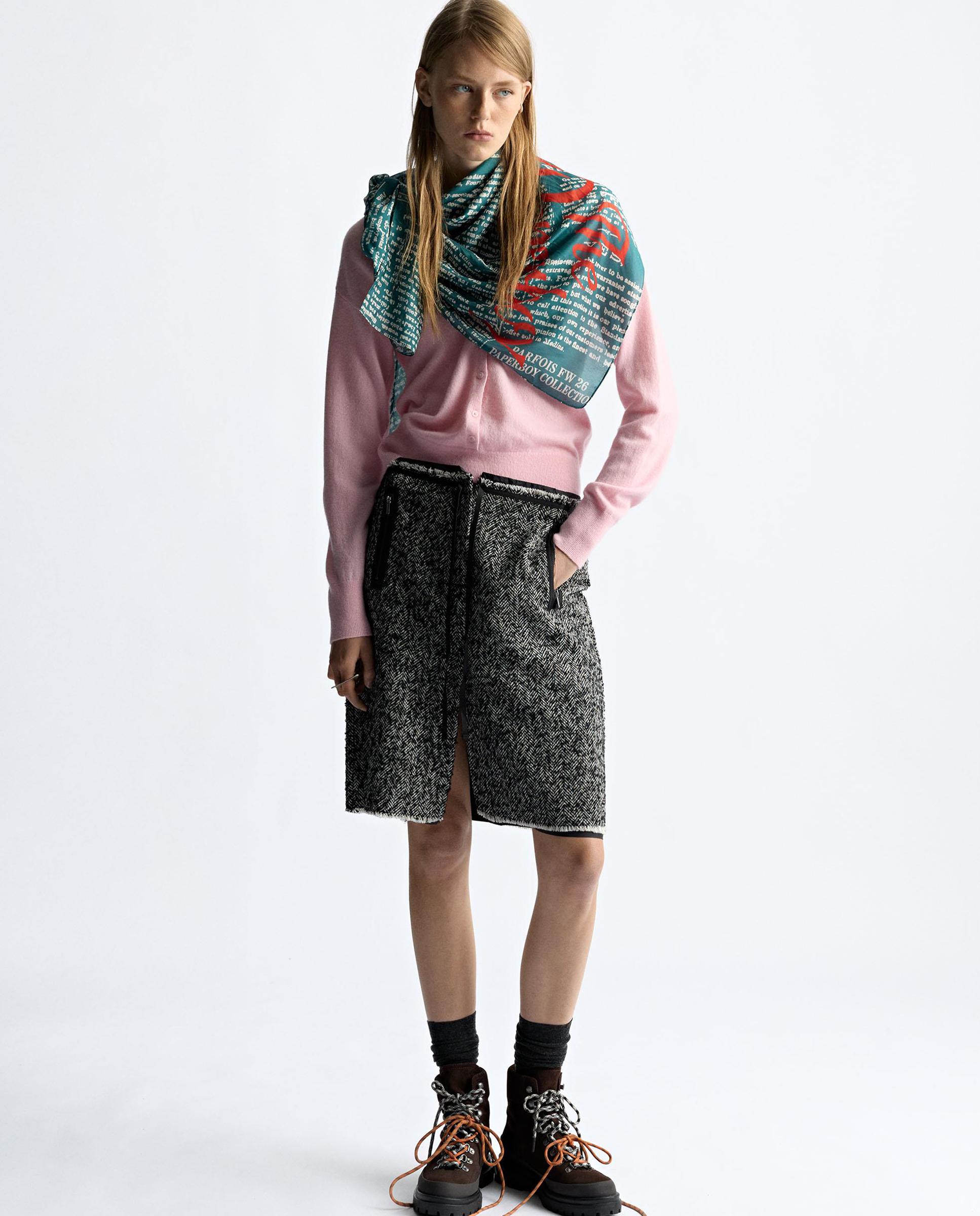 Jersey de mujer 100% cashmere de manga larga en liso - Parfois - Rosa Rosa-5