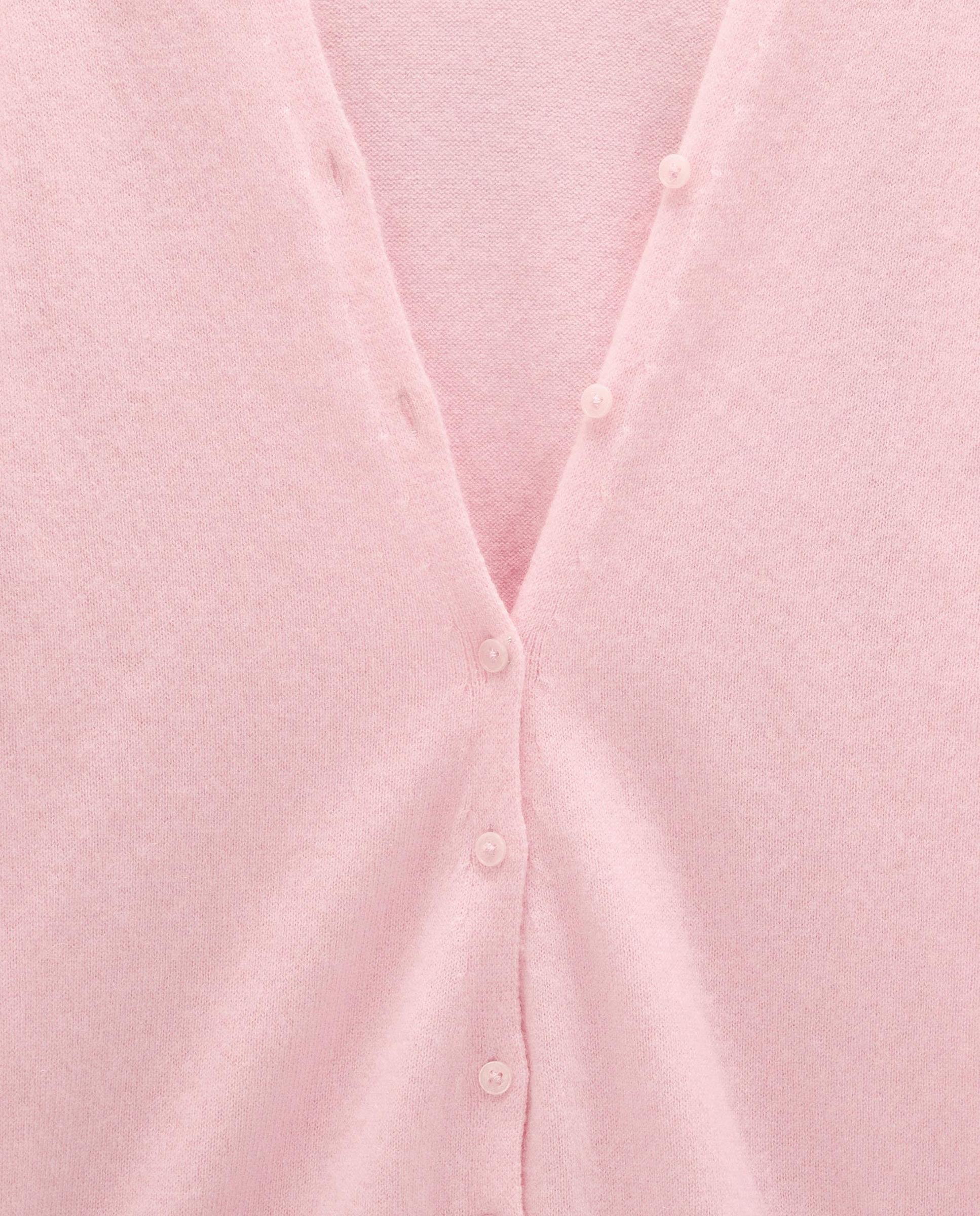 Jersey de mujer 100% cashmere de manga larga en liso - Parfois - Rosa Rosa-6