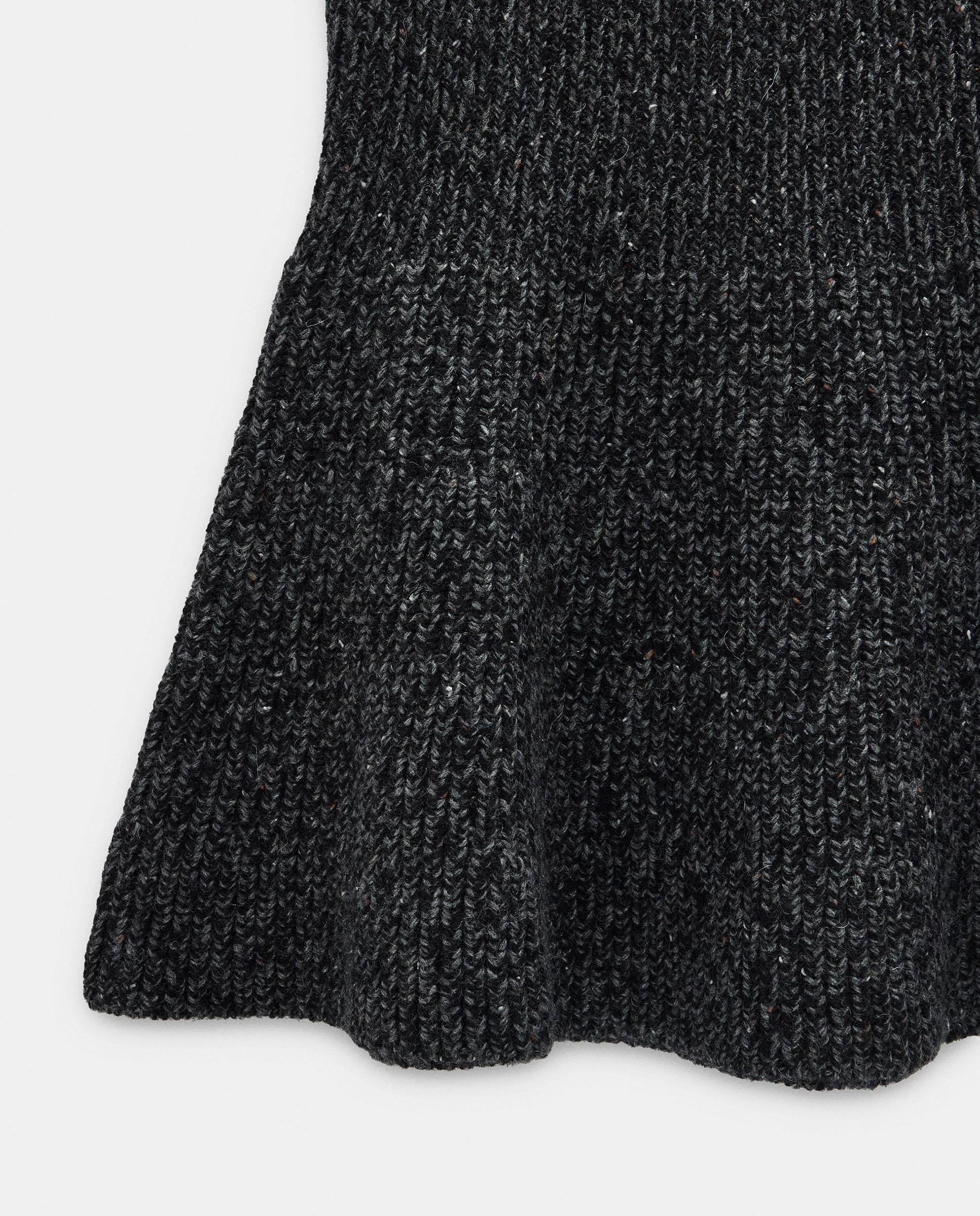 Falda corta de punto en liso - Parfois - Gris Gris-6