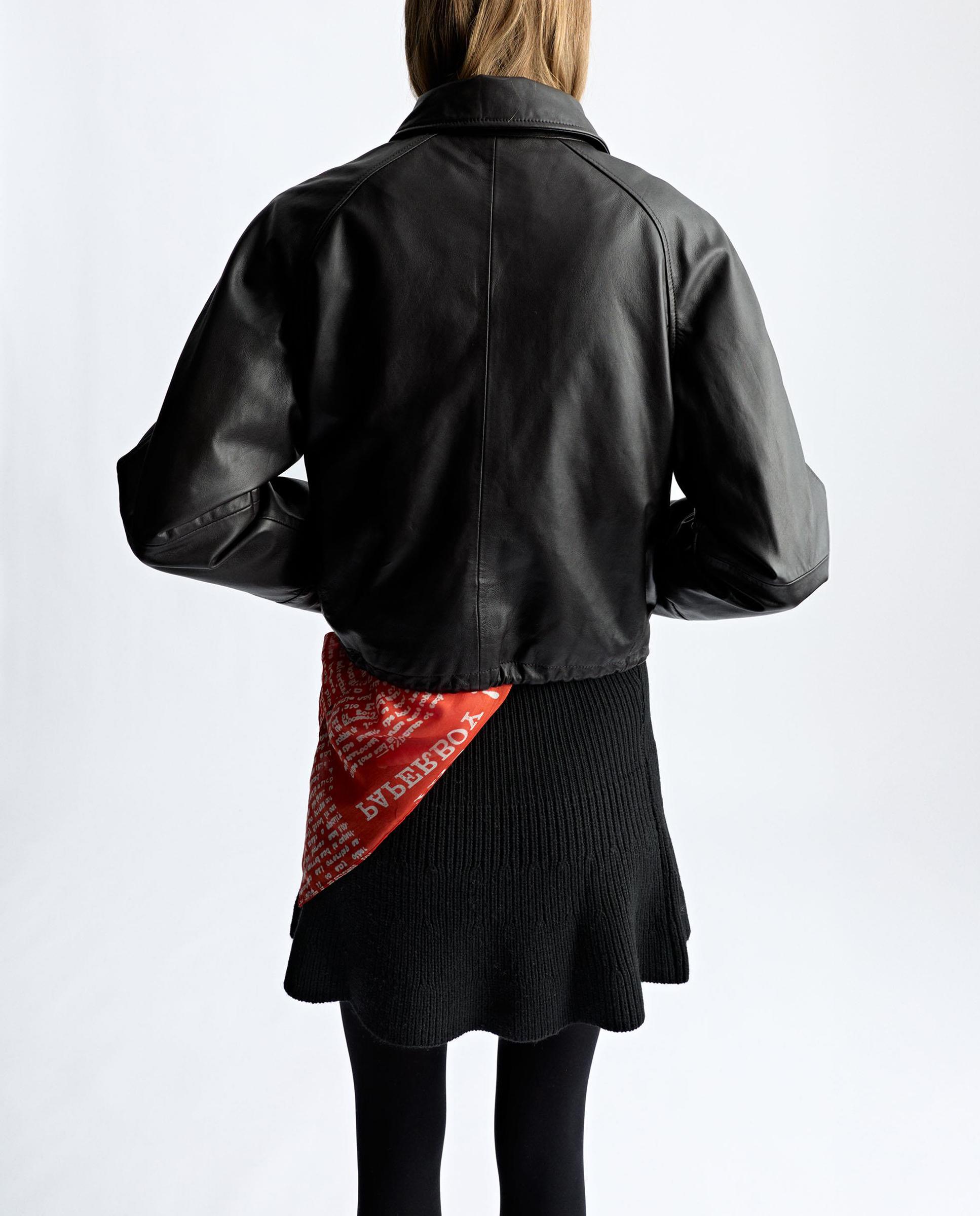 Falda corta de punto en liso - Parfois - Negro Negro-3