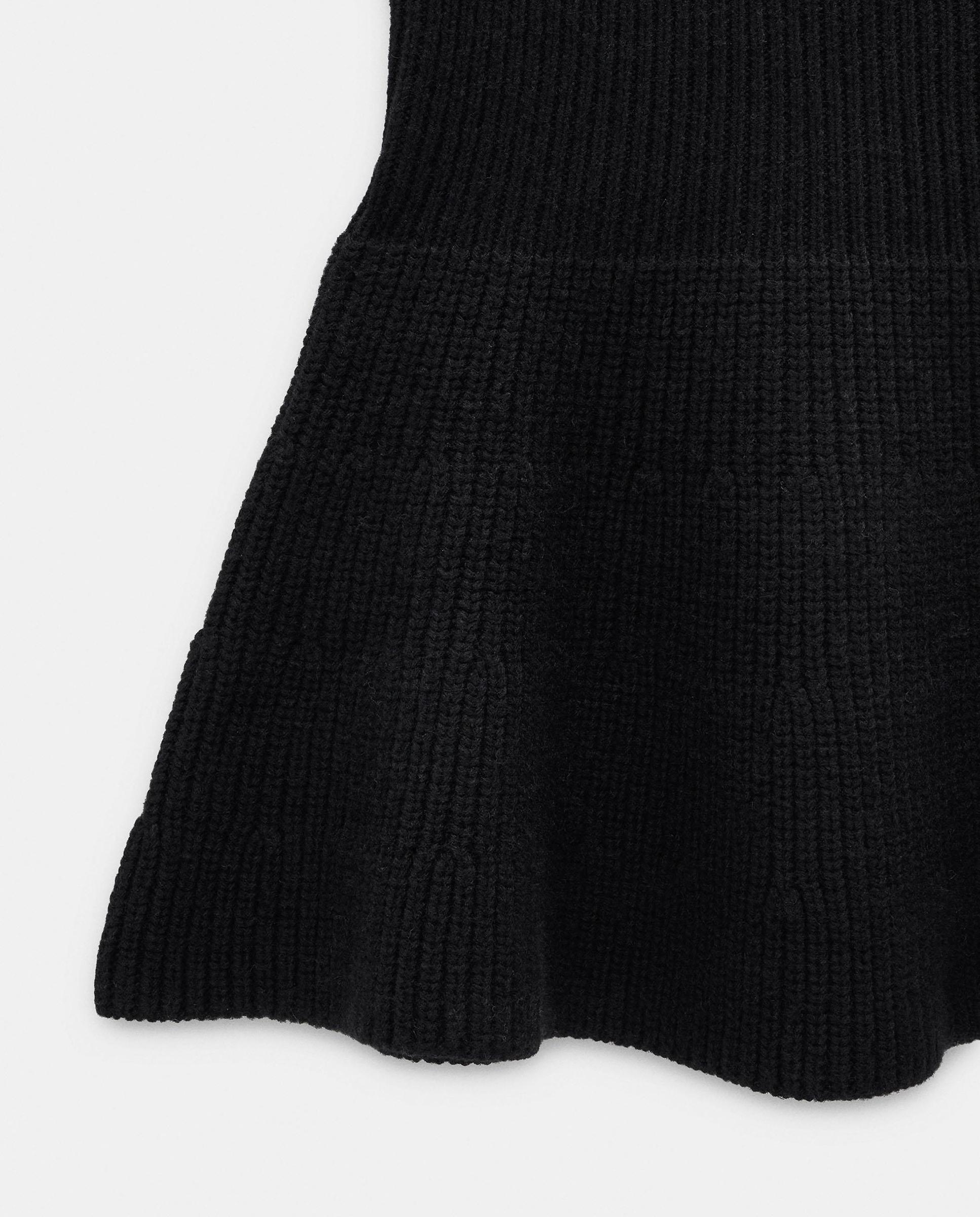 Falda corta de punto en liso - Parfois - Negro Negro-8