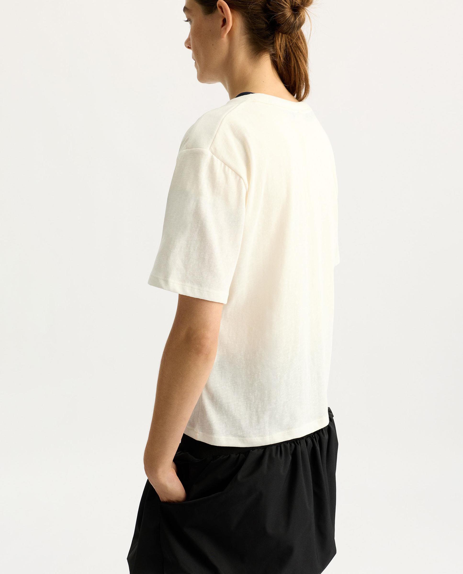 Camiseta de mujer de manga corta con botones frontales - Parfois - Blanco Blanco-4