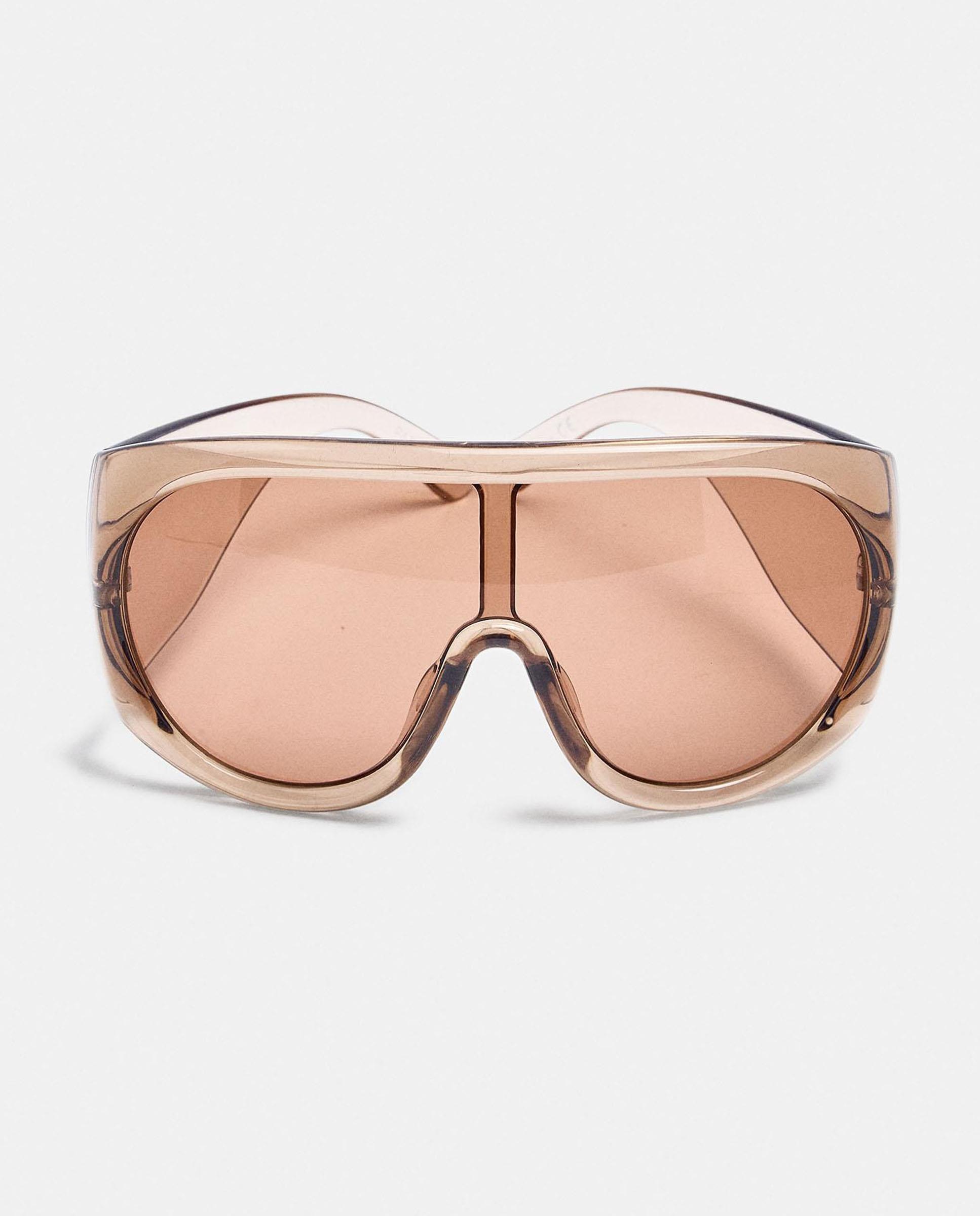Gafas de sol de mujer con protección uv y forma redonda - Parfois - Rosa Rosa-1