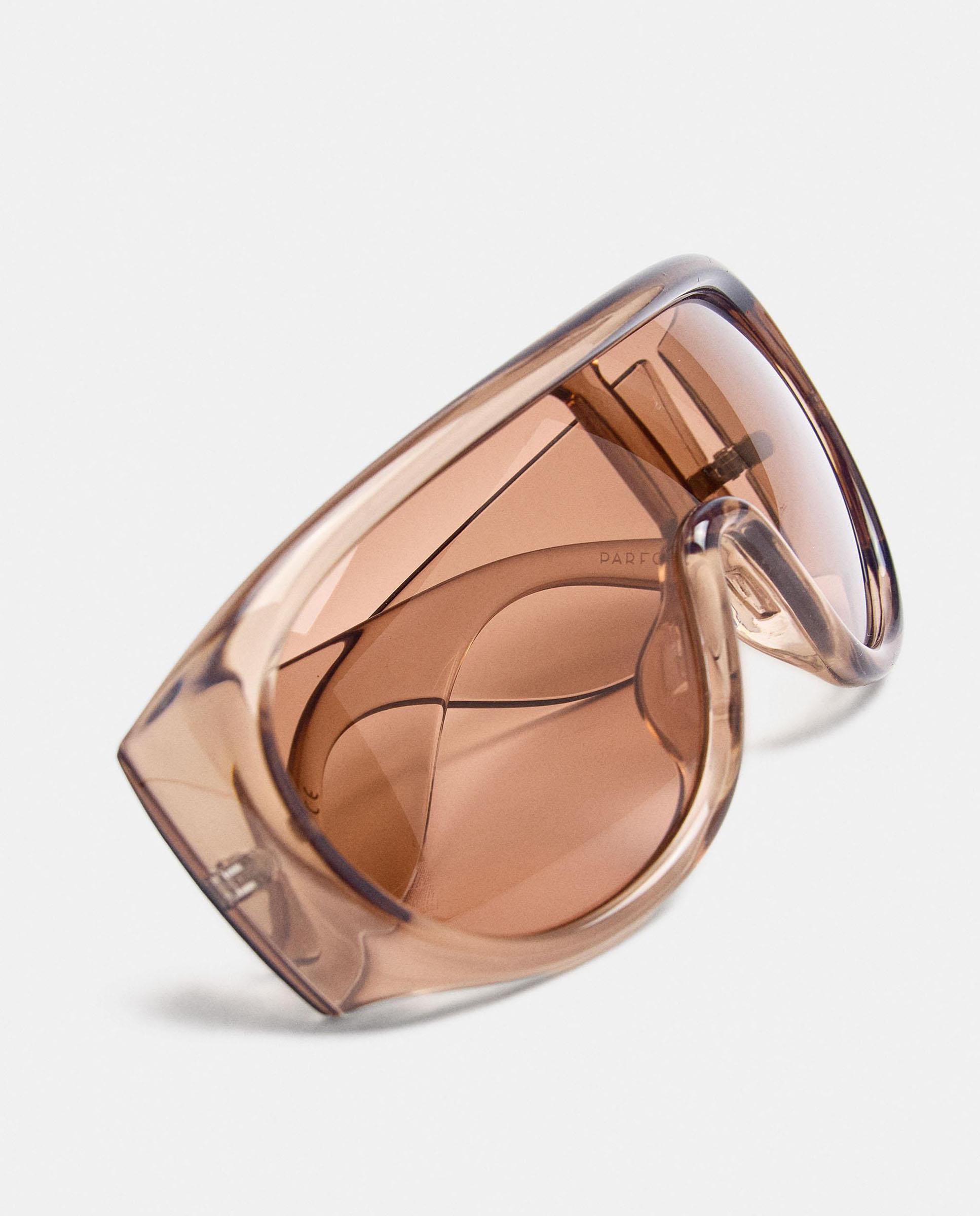 Gafas de sol de mujer con protección uv y forma redonda - Parfois - Rosa Rosa-5