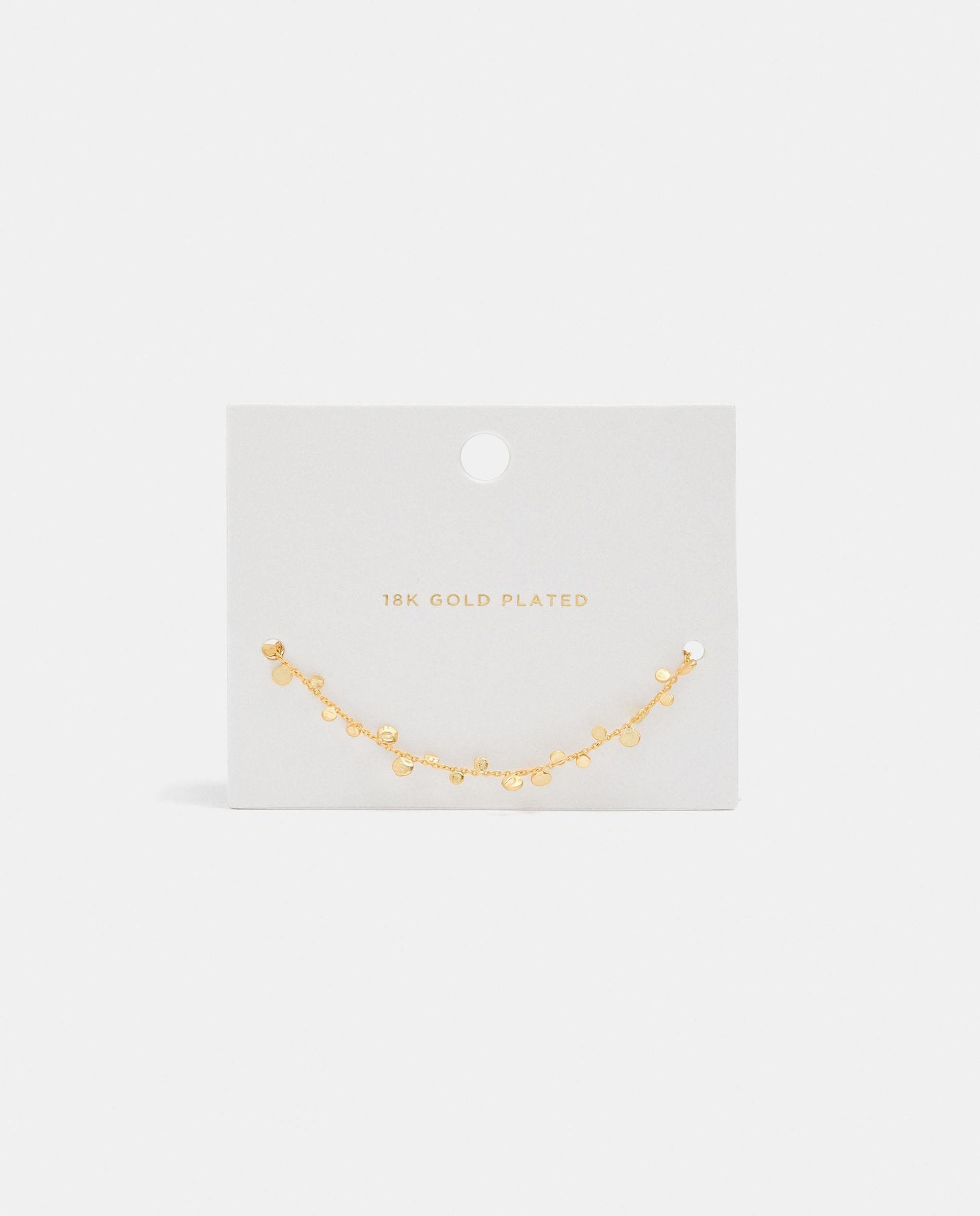 Pulsera con minimedallas decorativas - Parfois - Dorado Dorado-4