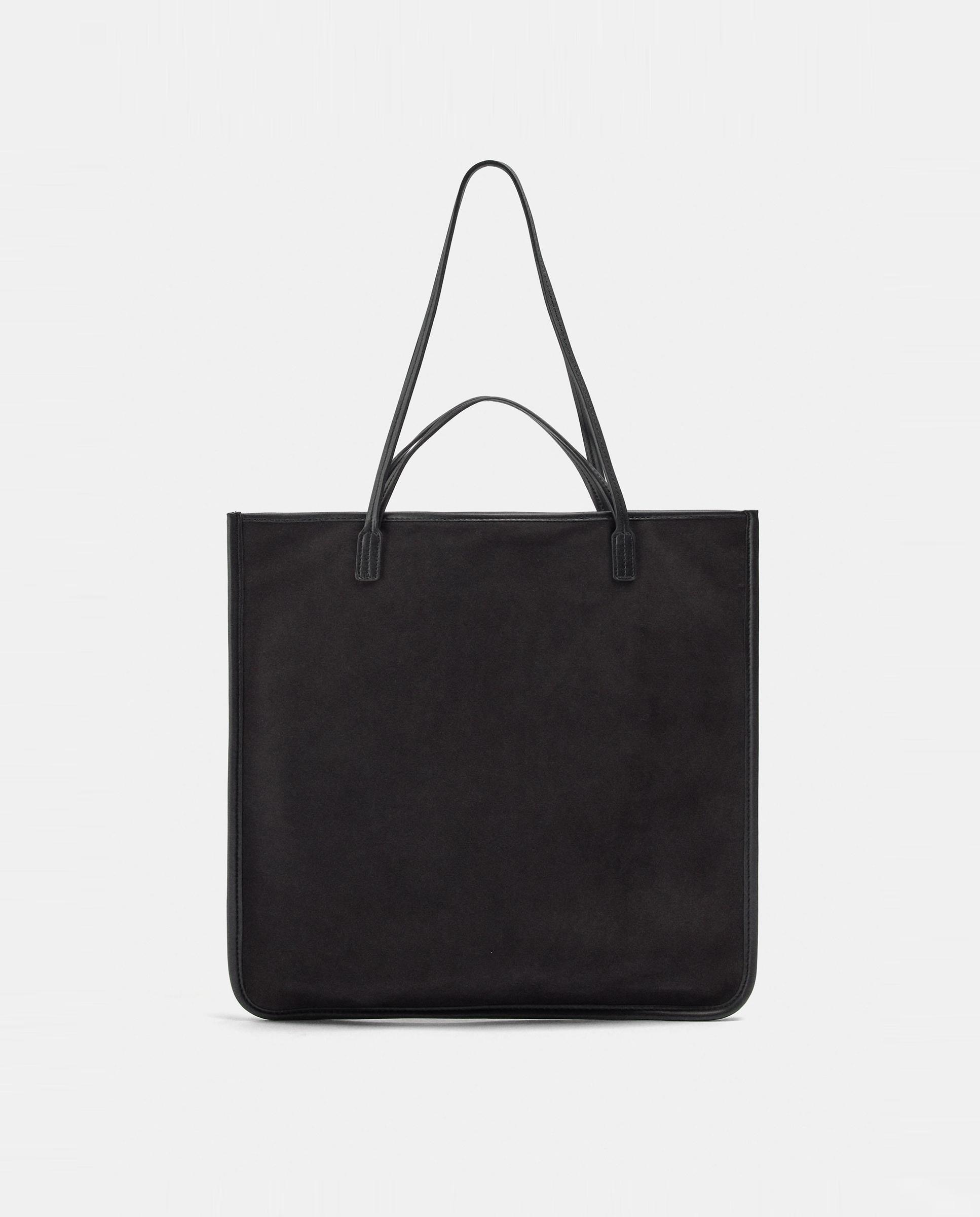 Bolso de mano multiposición fino en liso - Parfois - Negro Negro-1