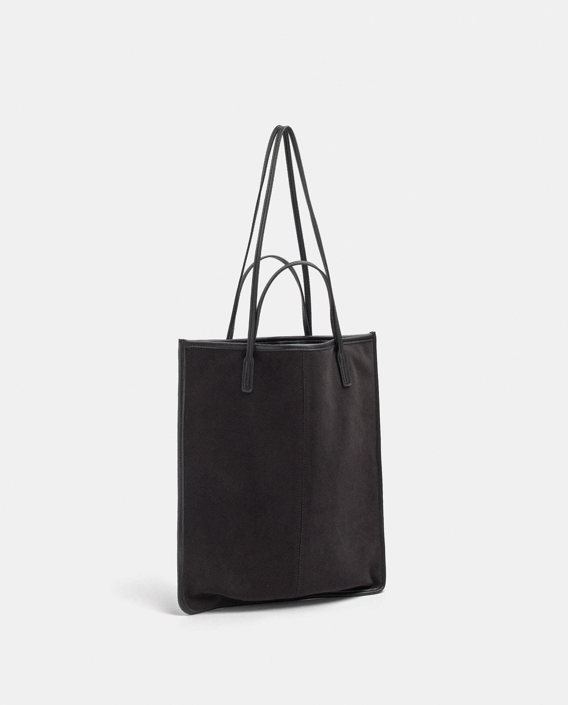 Bolso de mano multiposición fino en liso - Parfois - Negro Negro-4