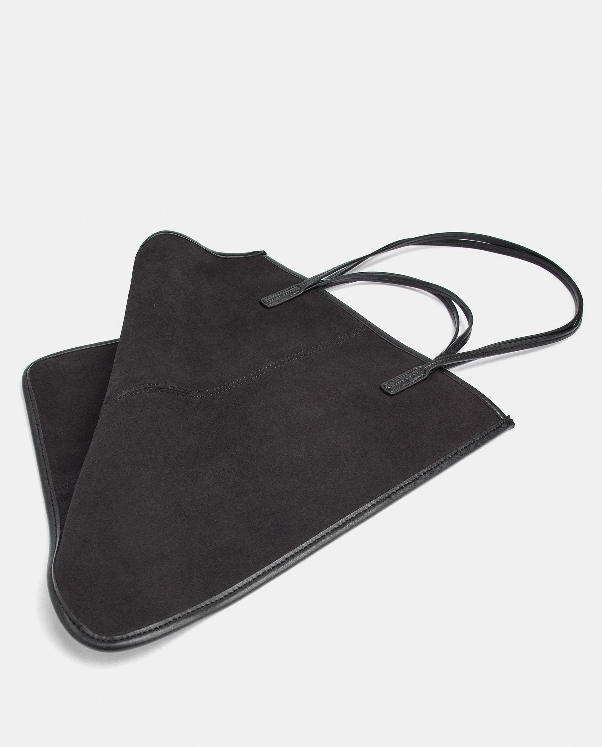 Bolso de mano multiposición fino en liso - Parfois - Negro Negro-7