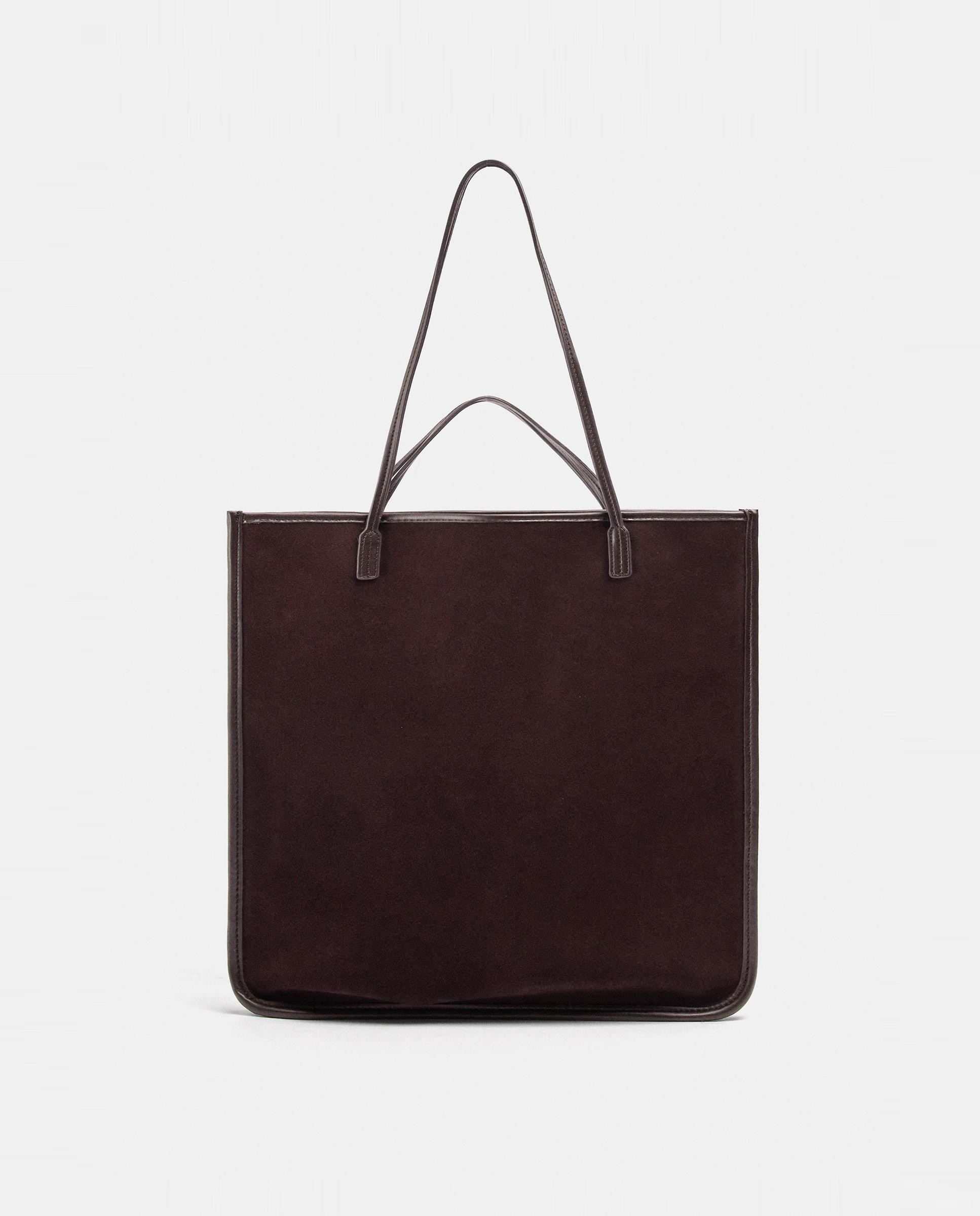 Bolso de mano multiposición fino en liso - Parfois - Marrón Marrón-1