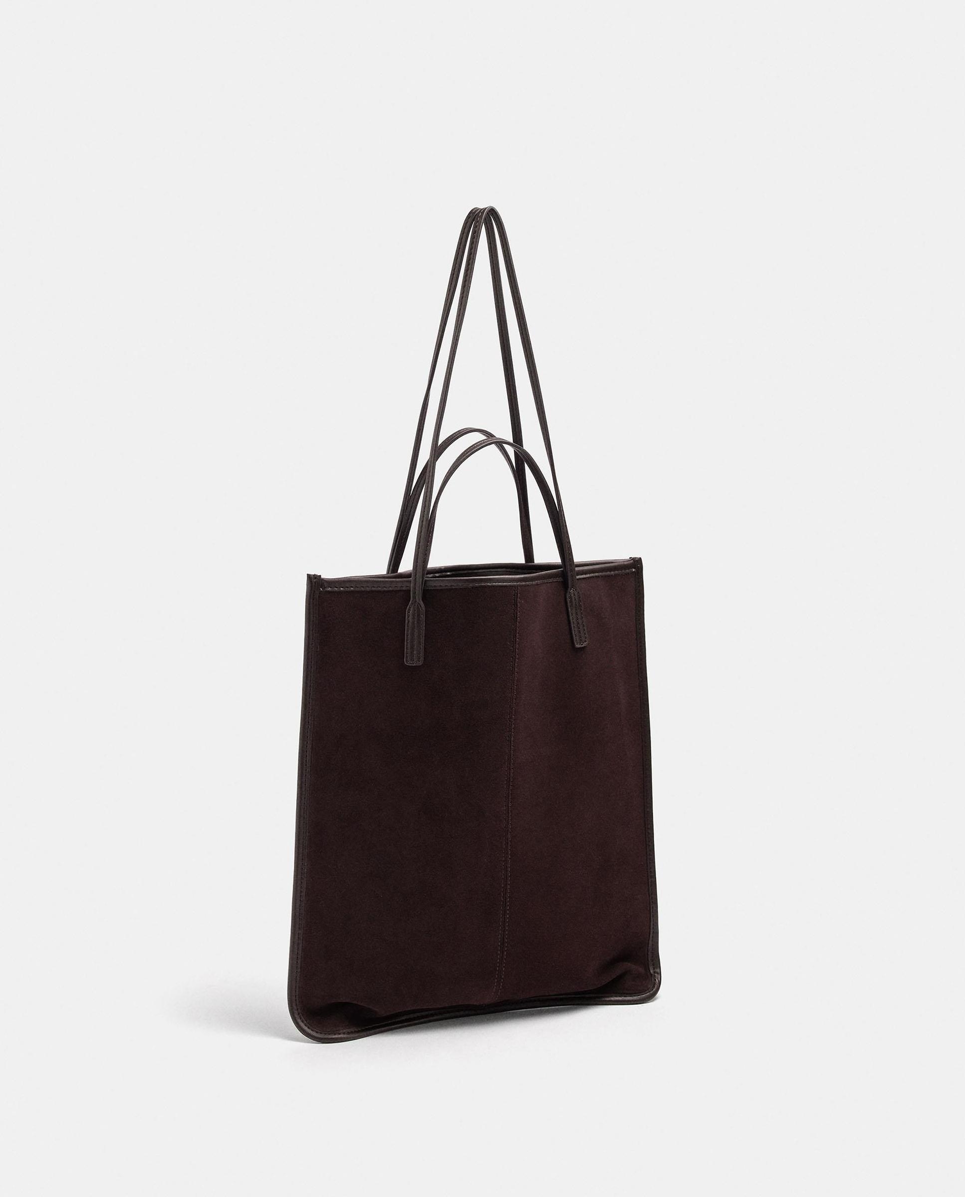 Bolso de mano multiposición fino en liso - Parfois - Marrón Marrón-4