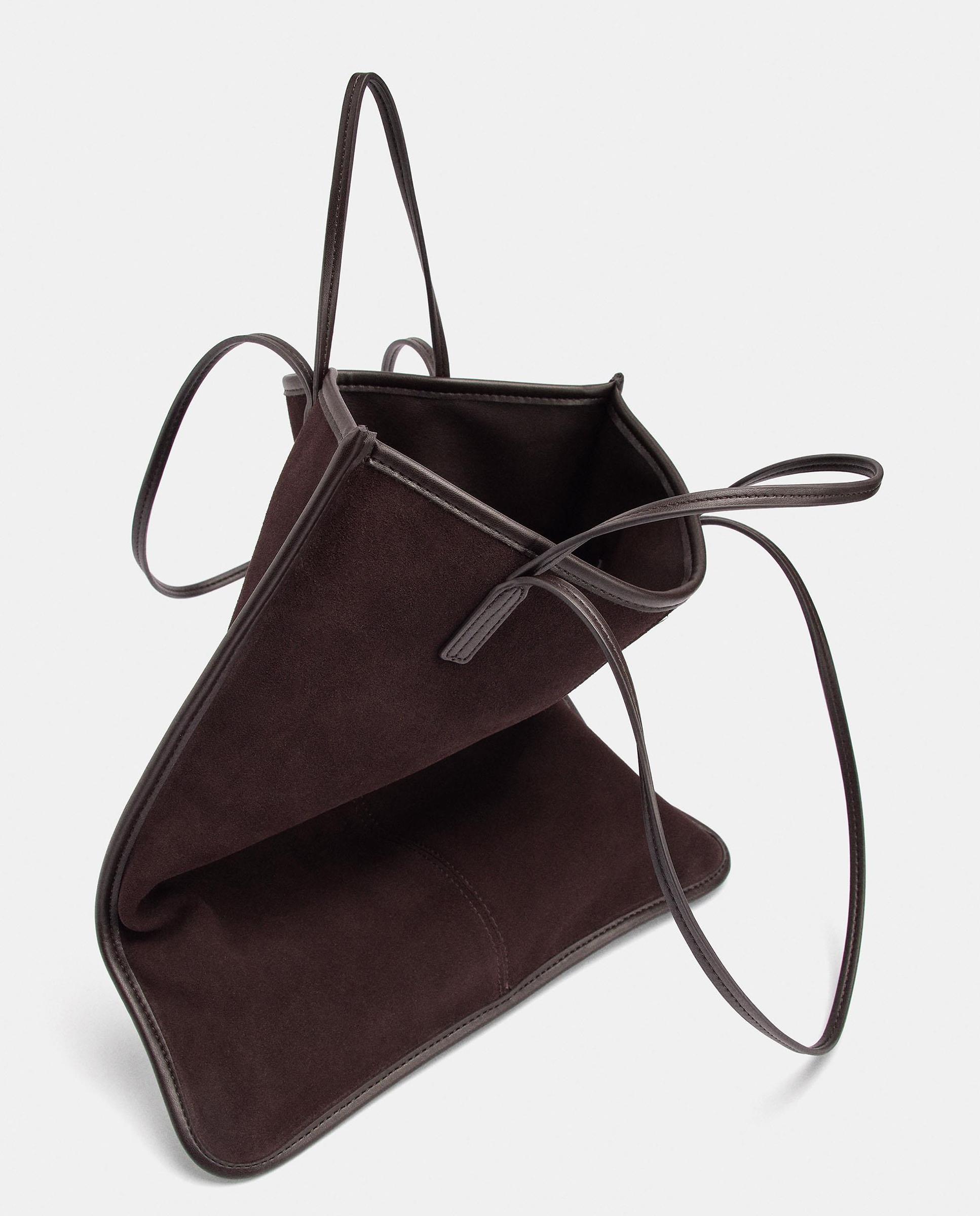 Bolso de mano multiposición fino en liso - Parfois - Marrón Marrón-6