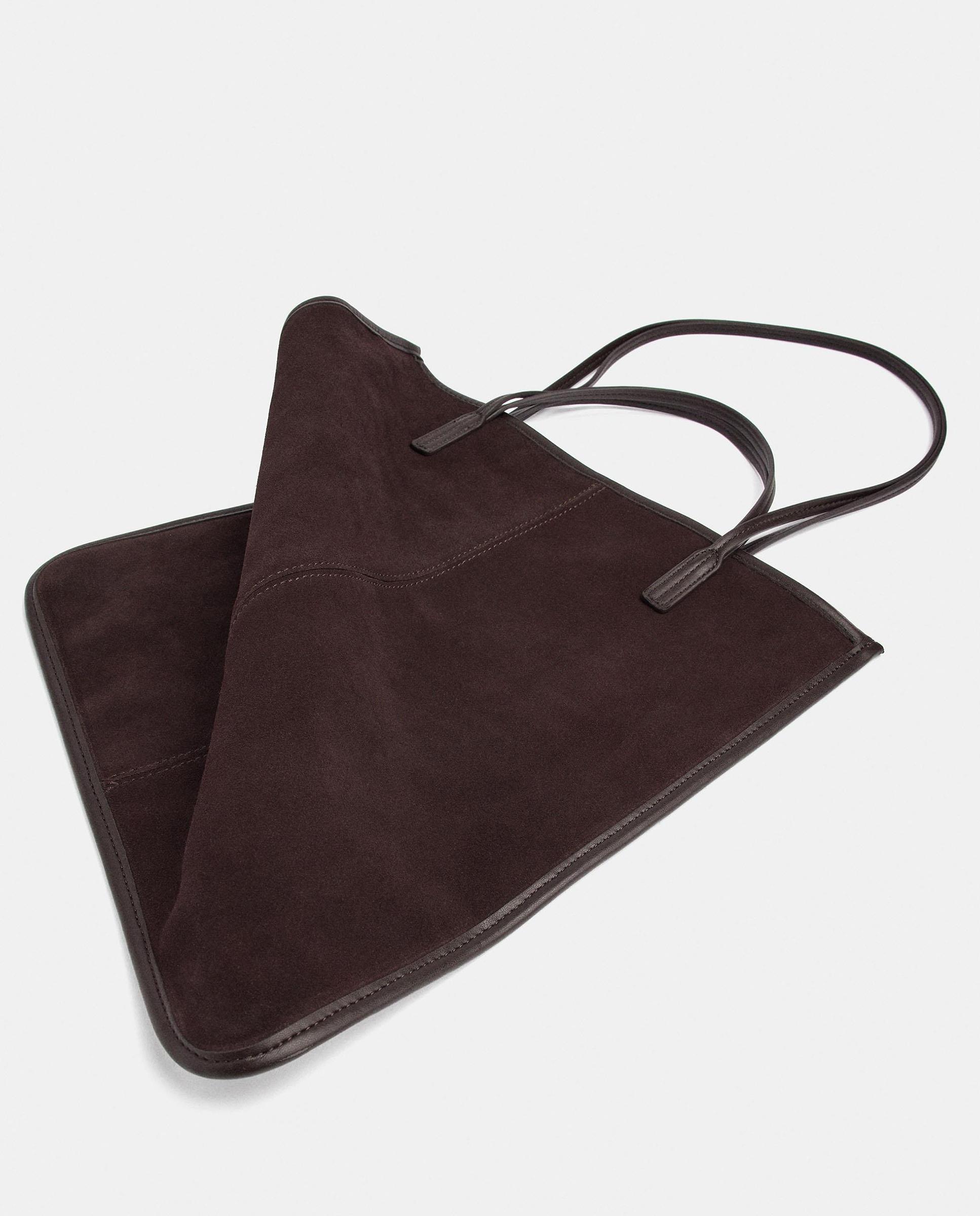 Bolso de mano multiposición fino en liso - Parfois - Marrón Marrón-7