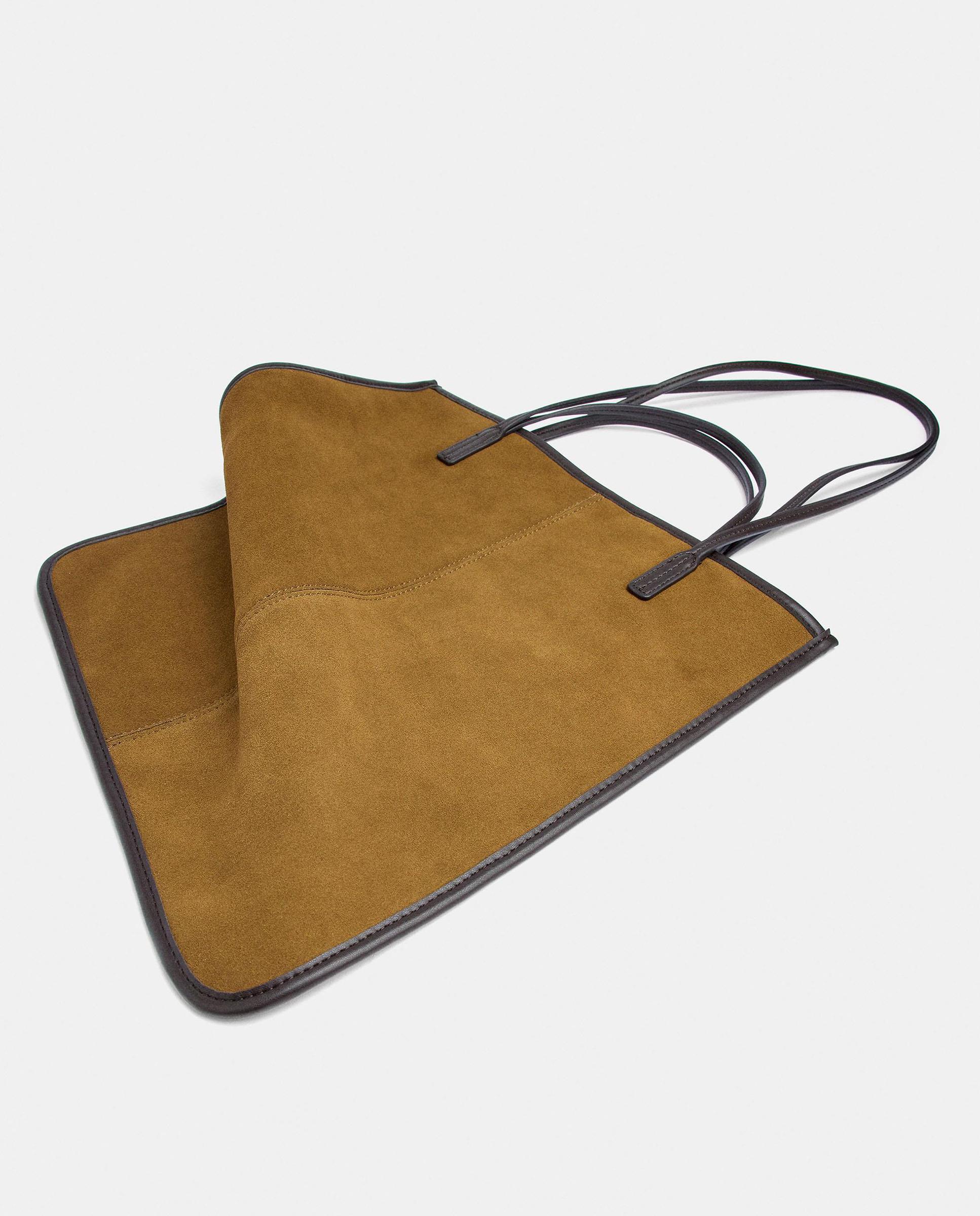 Bolso de mano multiposición fino en liso - Parfois - Mostaza Mostaza-7