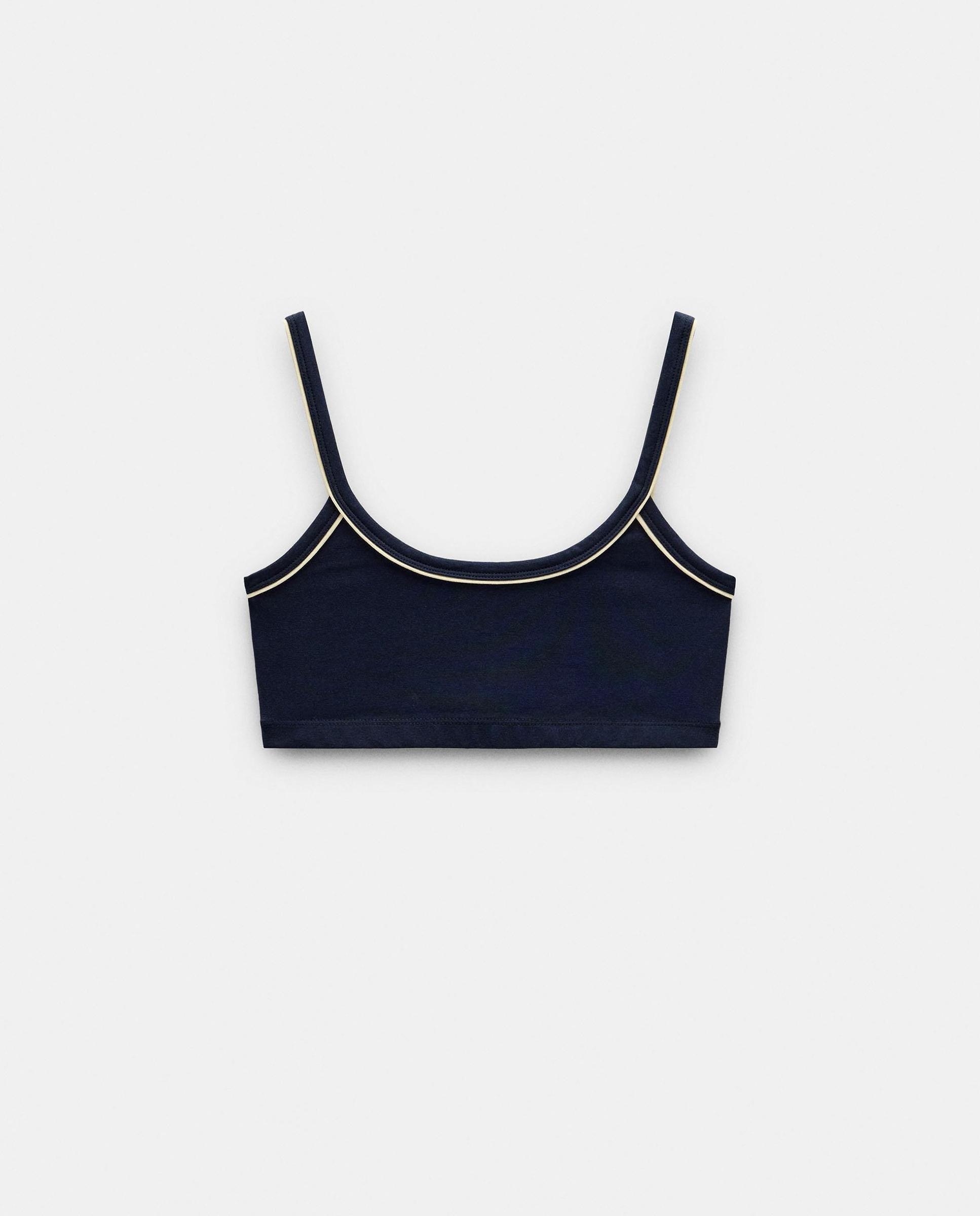 Top de mujer de tirantes con escote redondo - Parfois - Azul marino Azul marino-7