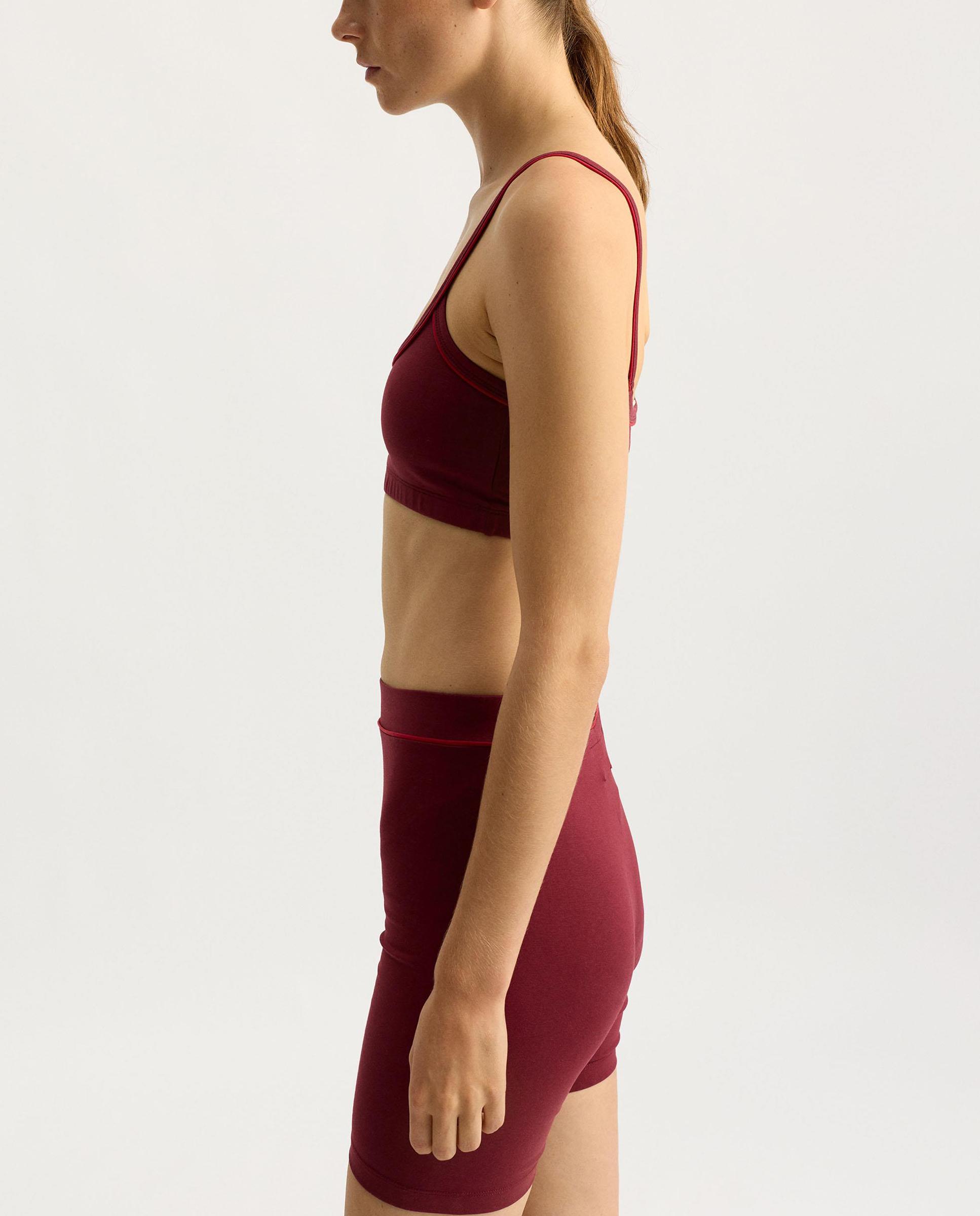 Leggins de mujer cortos en liso - Parfois - Burdeos Burdeos-4