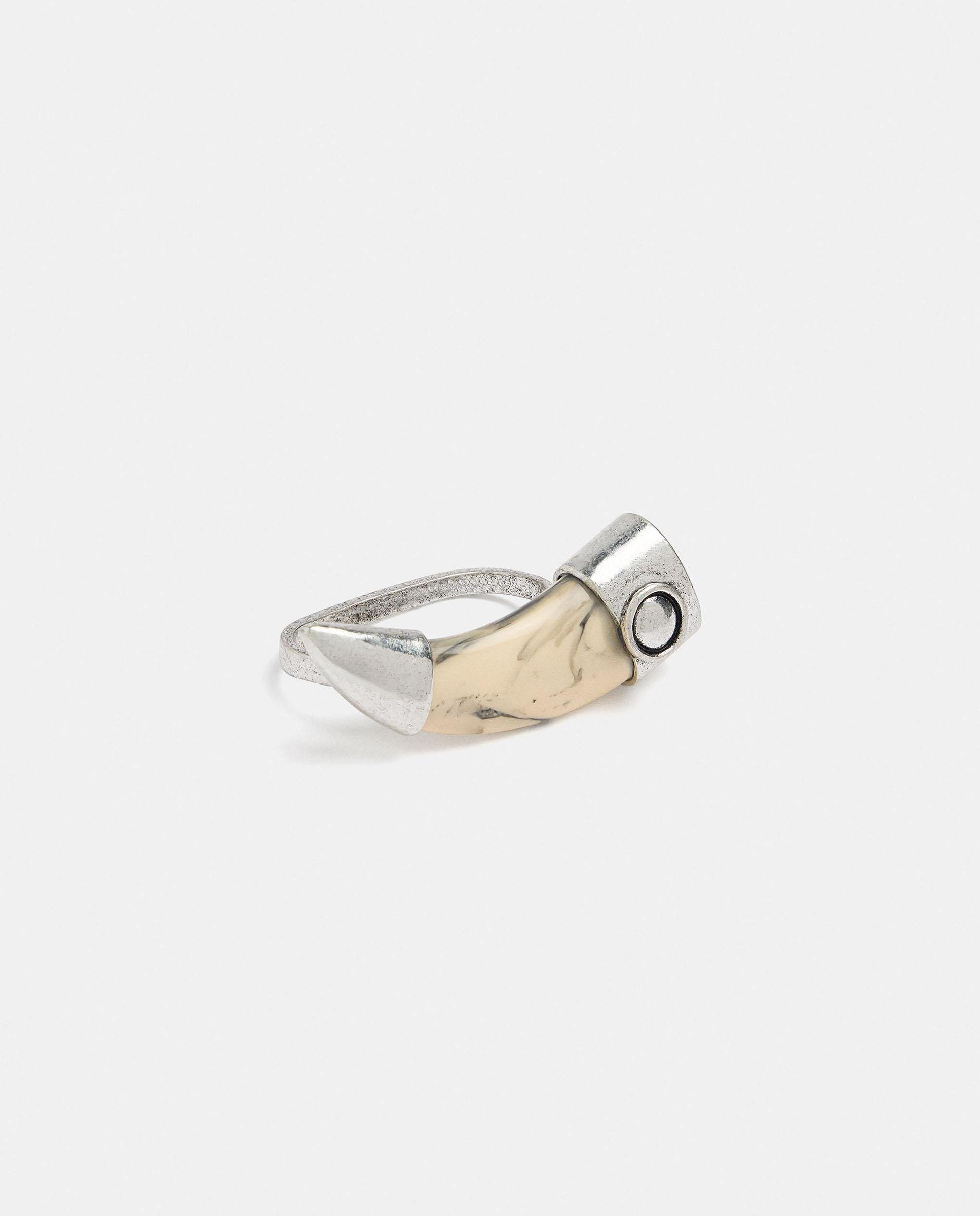 Anillo con forma de cuerno - Parfois - Marrón Marrón-3