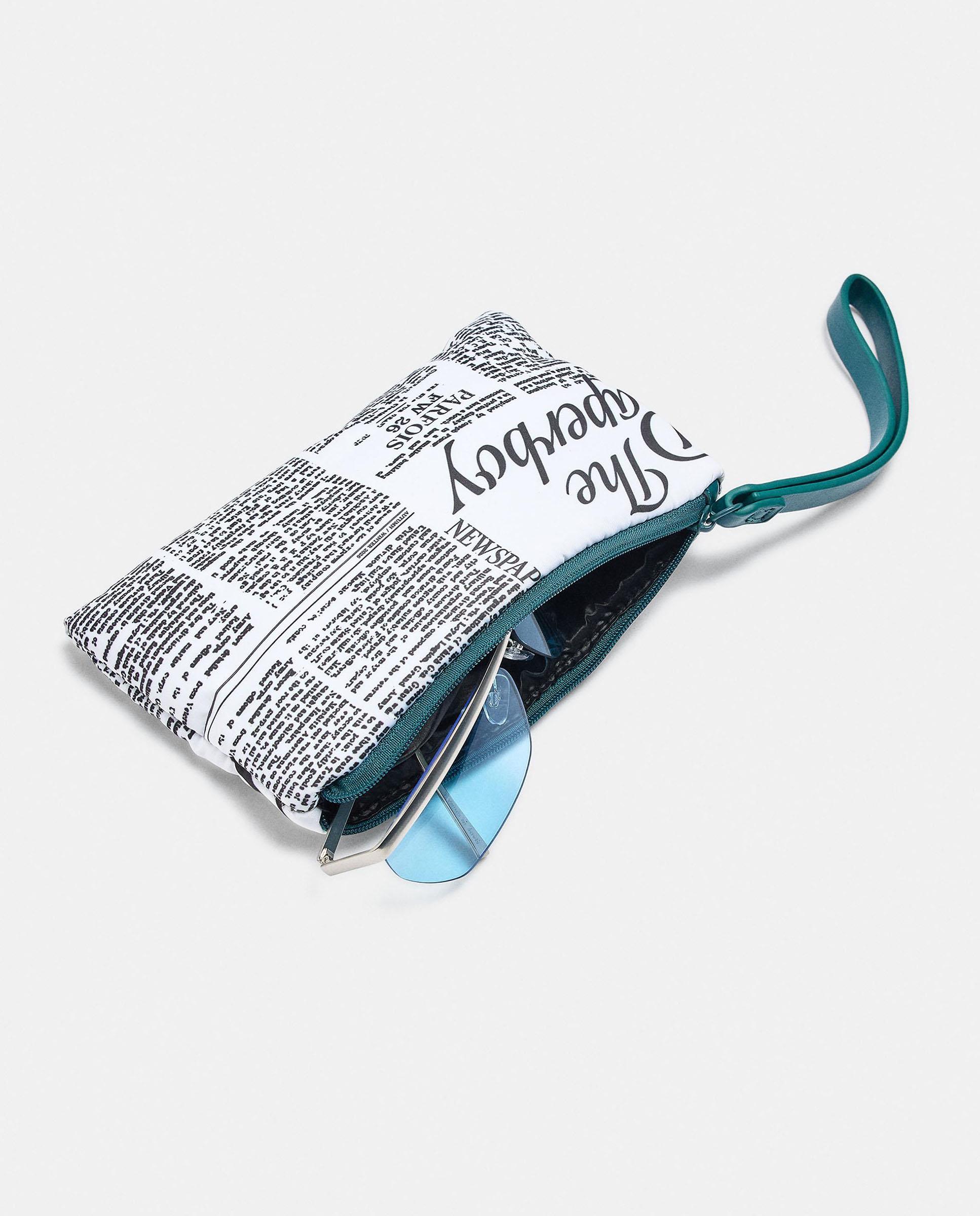 Gafas de sol de mujer con protección uv y forma rectangular - Parfois - Azul Azul-4