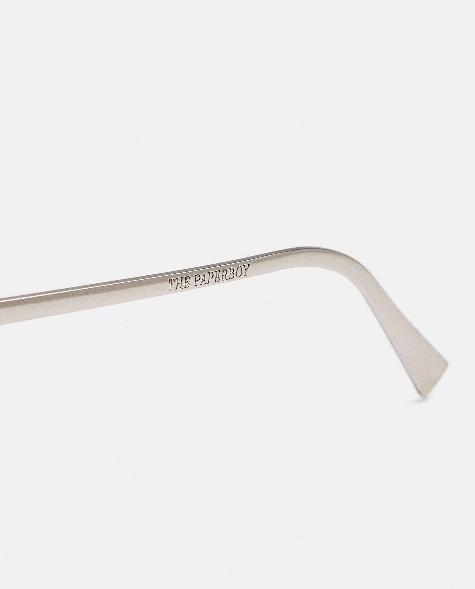 Gafas de sol de mujer con protección uv y forma rectangular - Parfois - Azul Azul-6