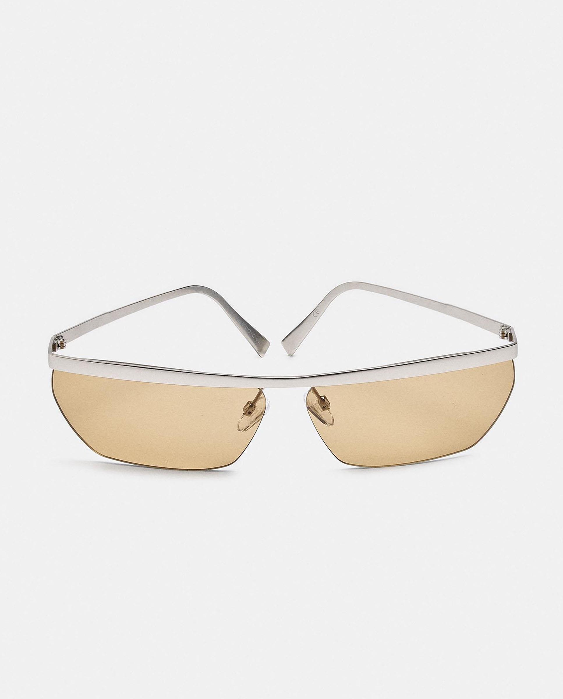Gafas de sol de mujer con protección uv y forma rectangular - Parfois - Amarillo Amarillo-1