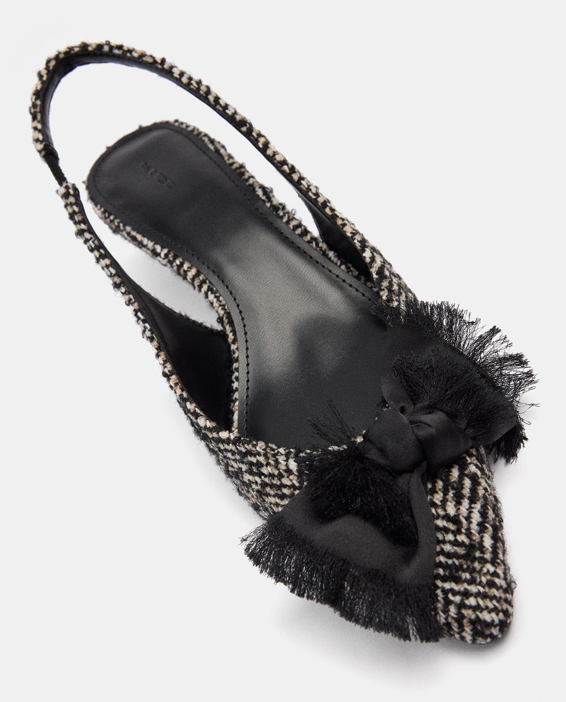 Mules con tacón de mujer destalonados con cierre elástico y lazada - Parfois - Multicolor Multicolor-5