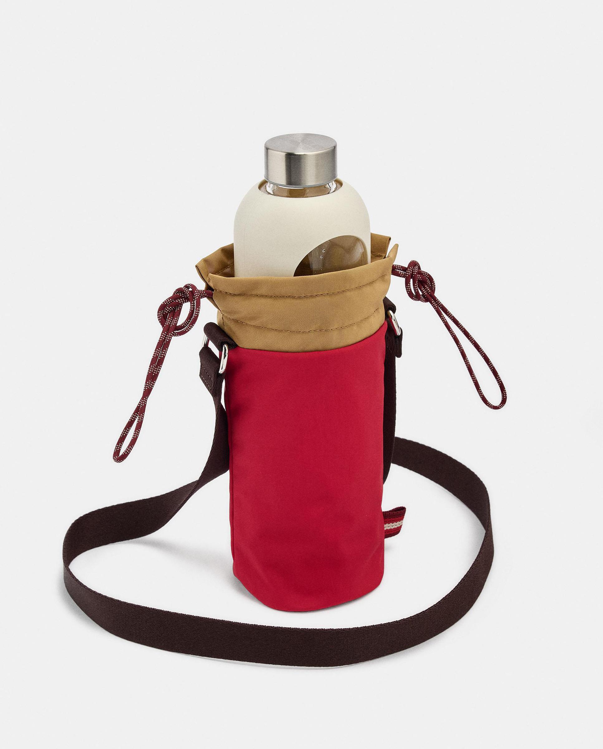 Botella de vidrio con funda protectora de silicona - Parfois - Blanco Blanco-4