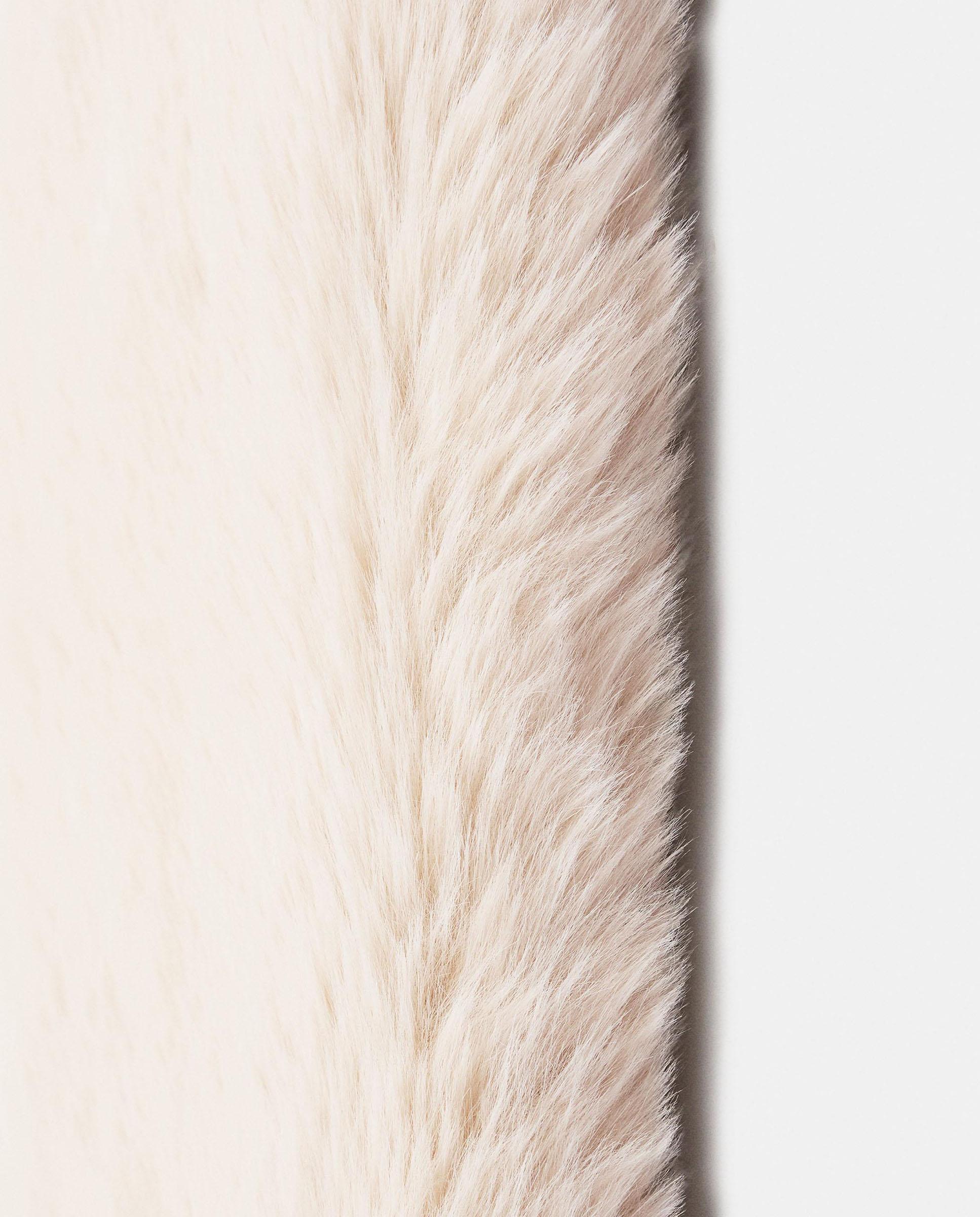 Imagen 2 de Estola 100% lana de pelito en liso - Parfois - Crudo Crudo