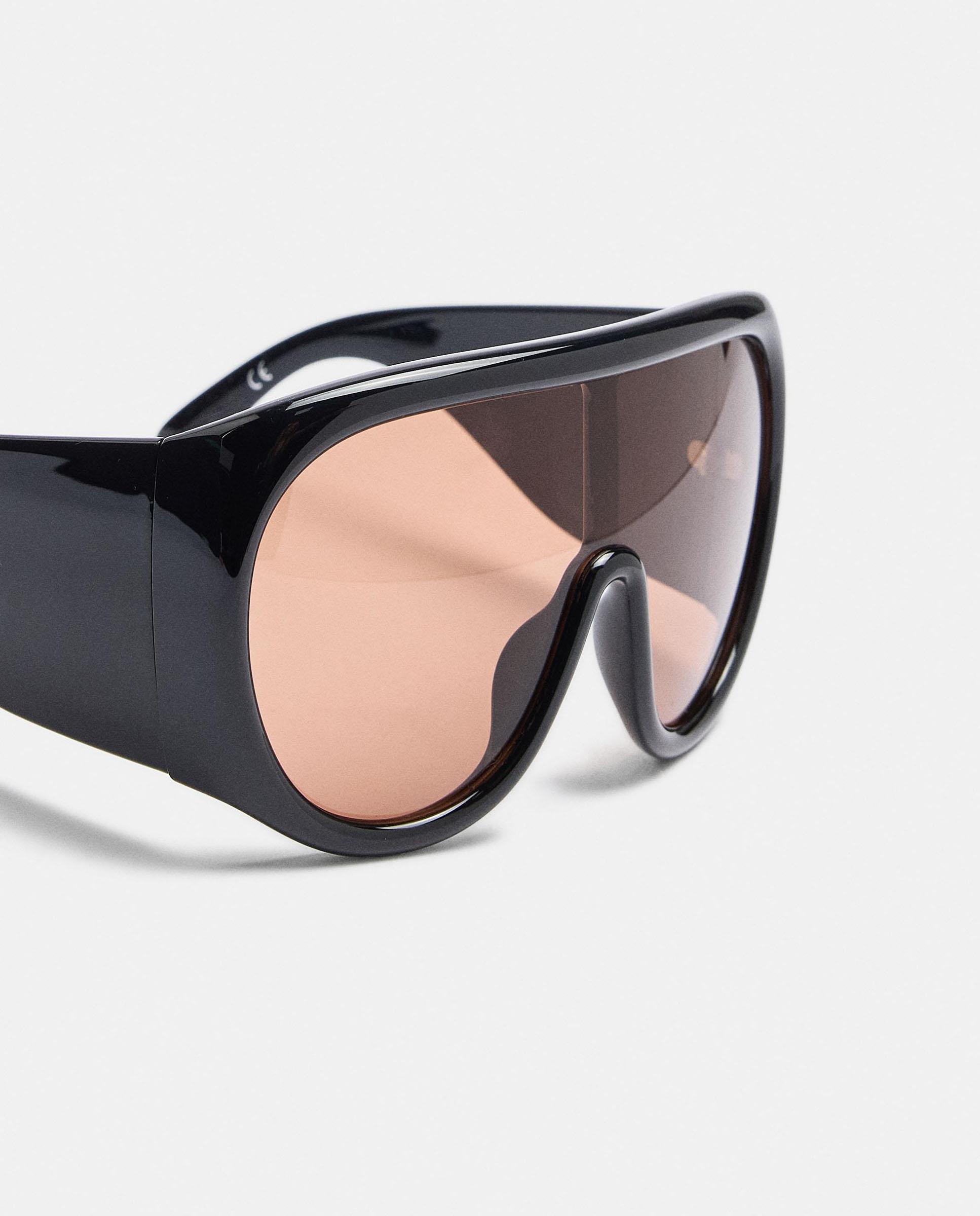 Gafas de sol de mujer con protección uv y forma redonda - Parfois - Negro Negro-3