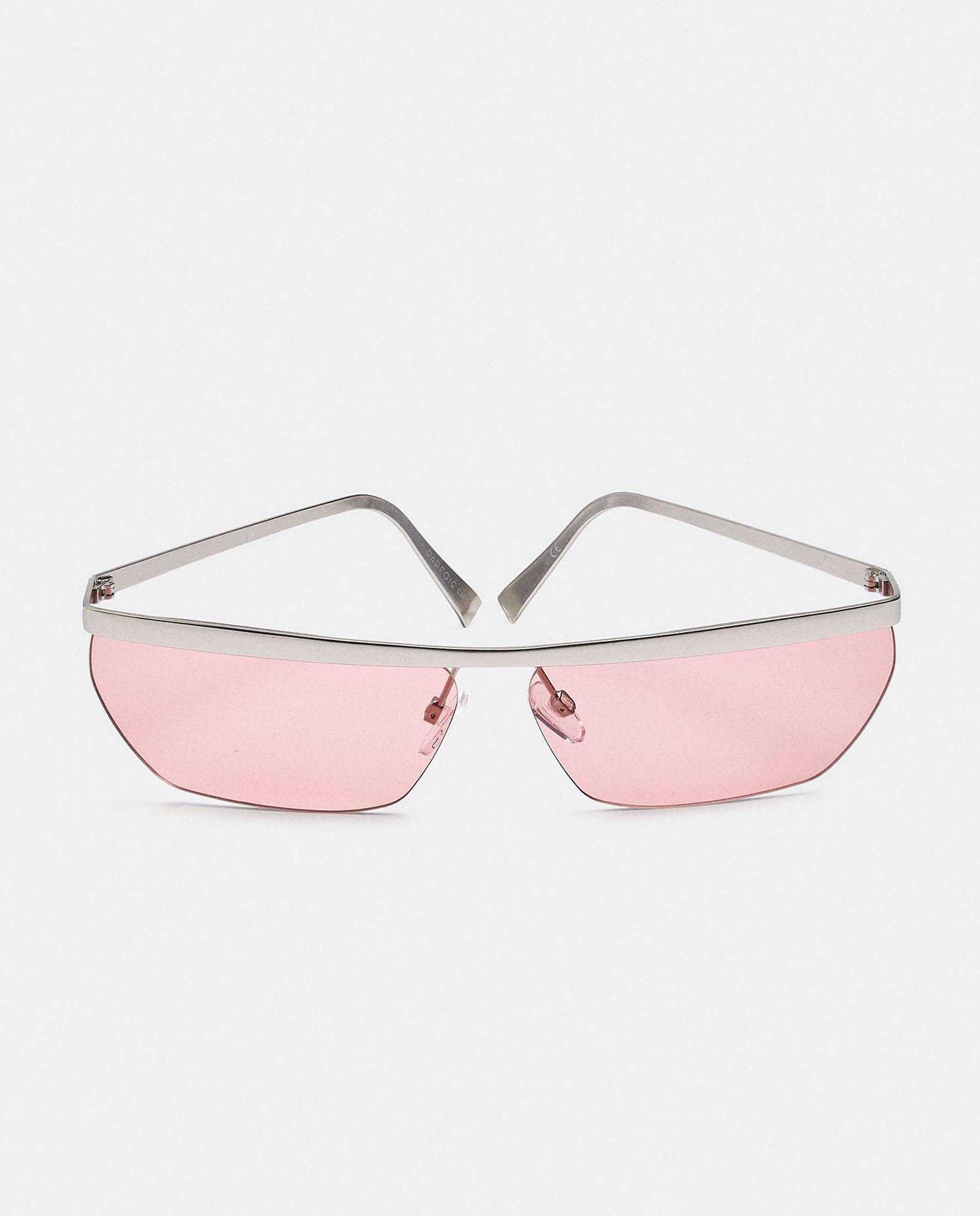 Gafas de sol de mujer con protección uv y forma rectangular - Parfois - Rosa Rosa-1
