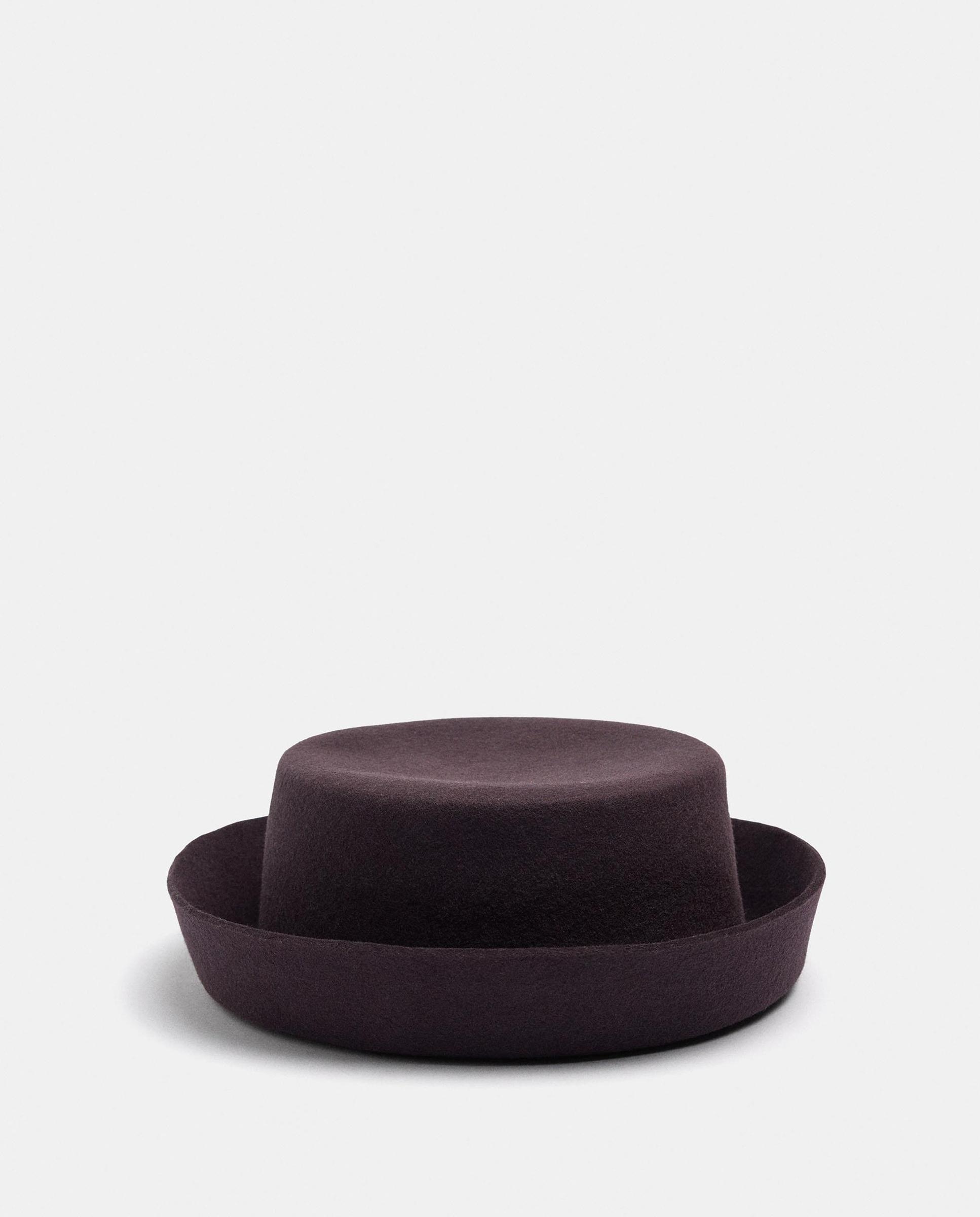 Sombrero de mujer estilo pillbox en liso - Parfois - Burdeos Burdeos-1