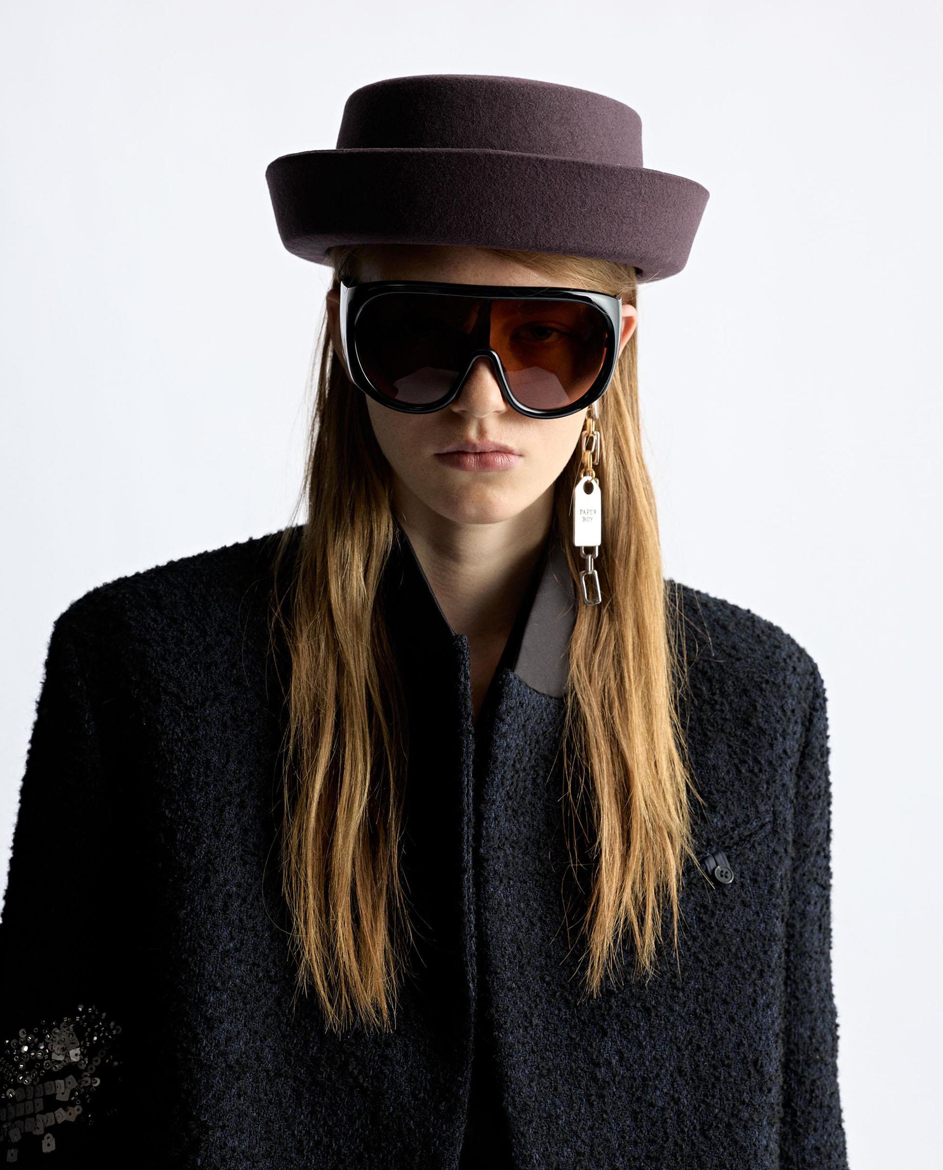 Sombrero de mujer estilo pillbox en liso - Parfois - Burdeos Burdeos-2
