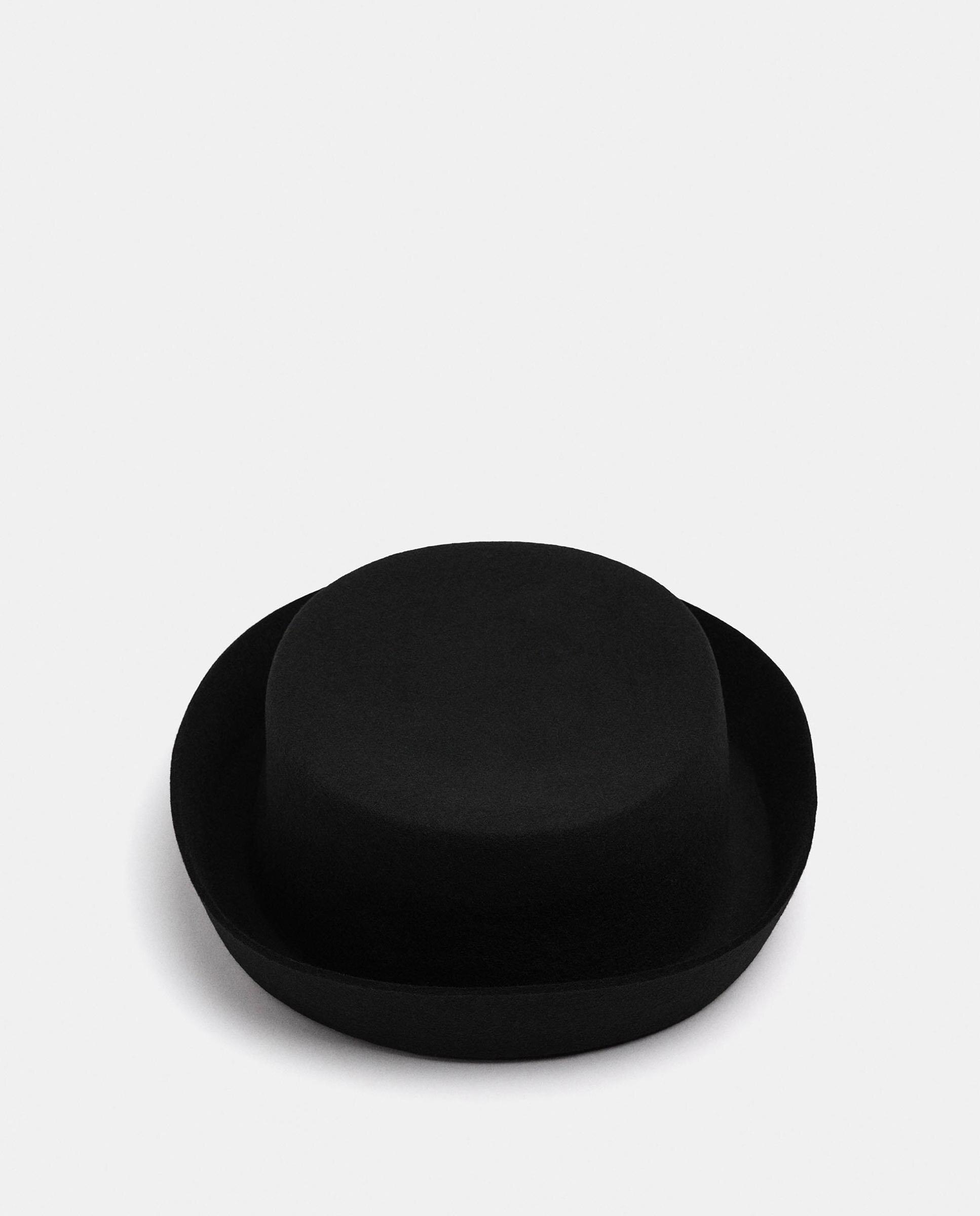 Sombrero de mujer estilo pillbox en liso - Parfois - Negro Negro-4