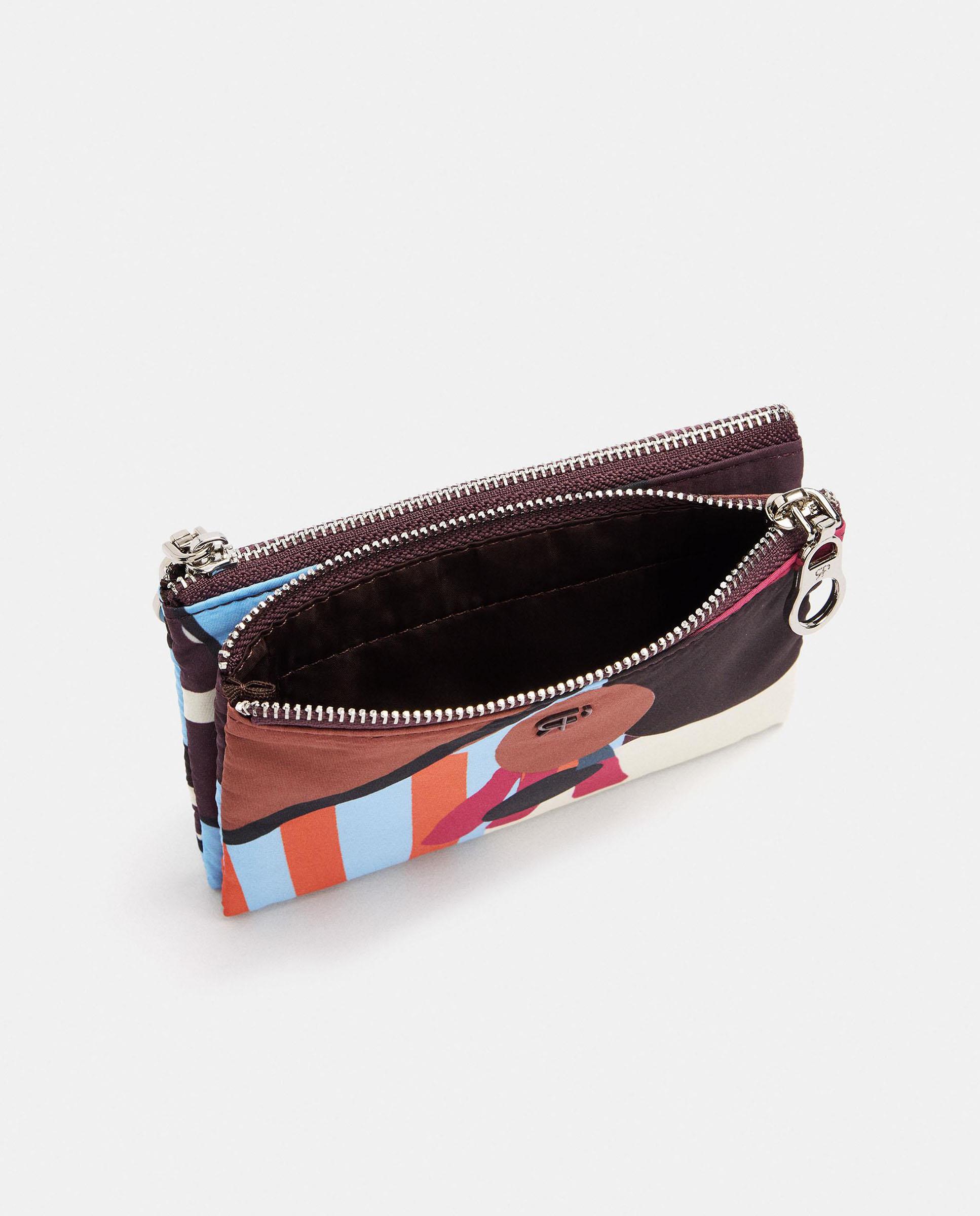 Imagen 4 de Neceser fino con cierre de cremallera y estampados - Parfois - Multicolor Multicolor