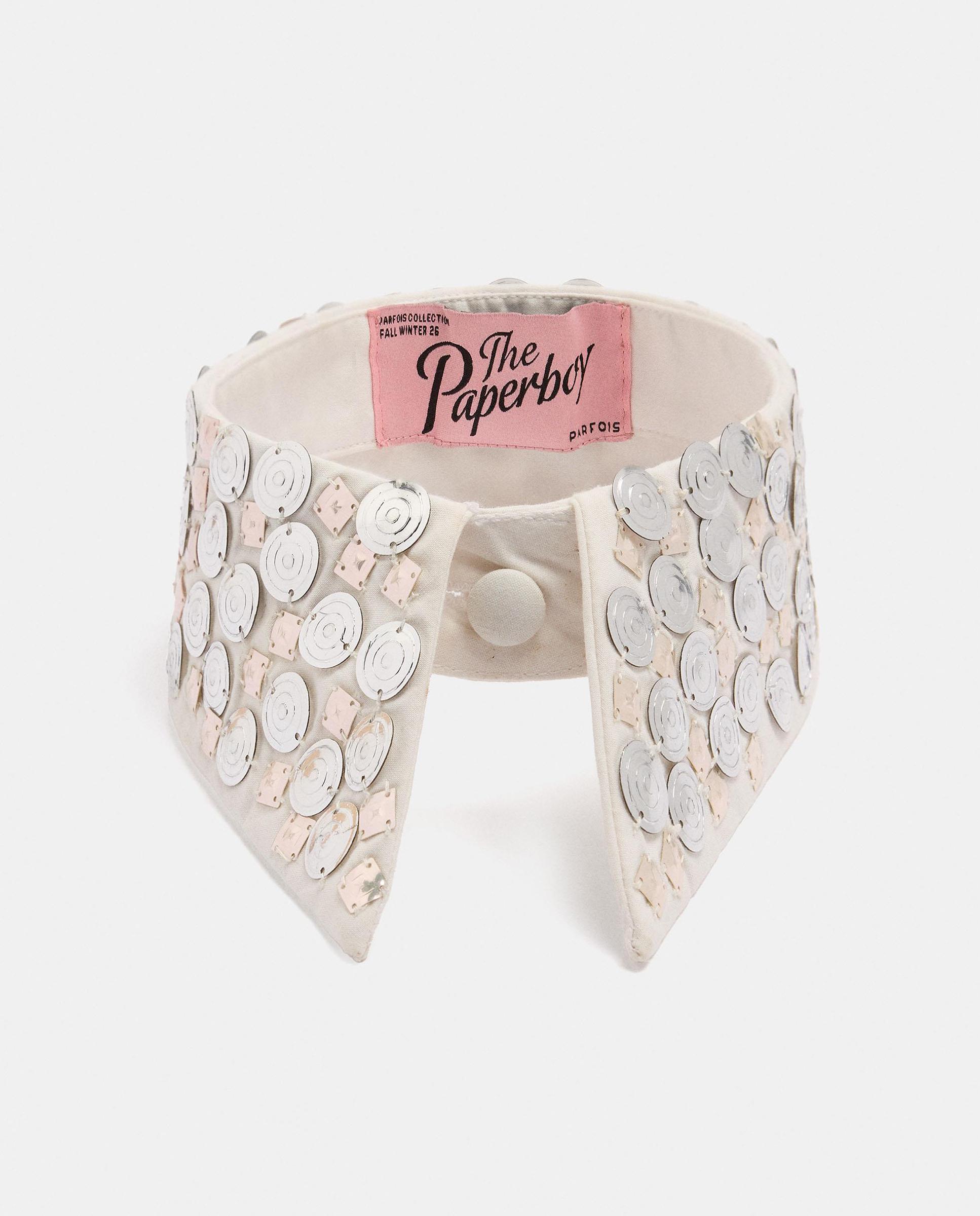 Cuello desmontable con abalorios decorativos - Parfois - Crudo Crudo-1