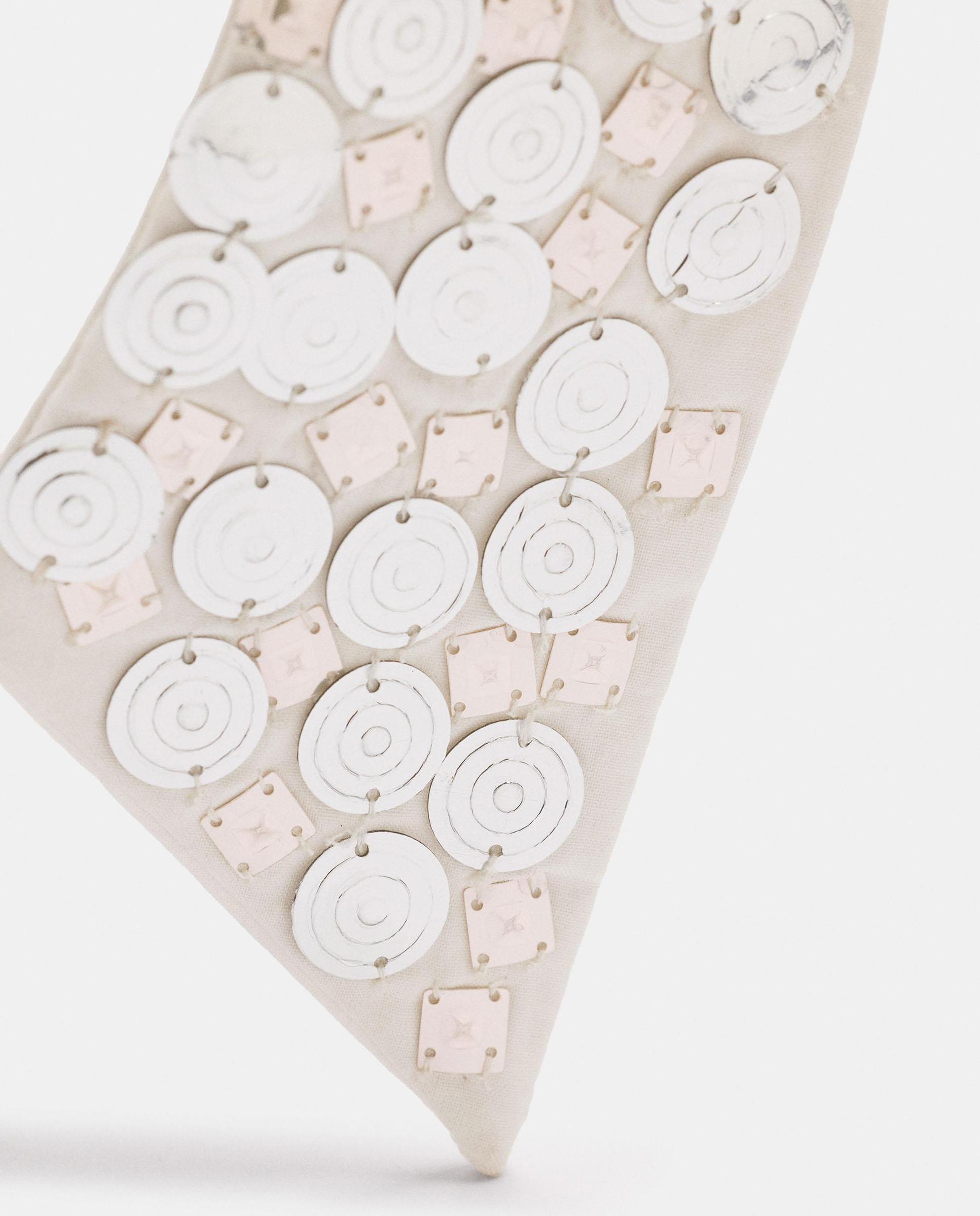 Cuello desmontable con abalorios decorativos - Parfois - Crudo Crudo-3