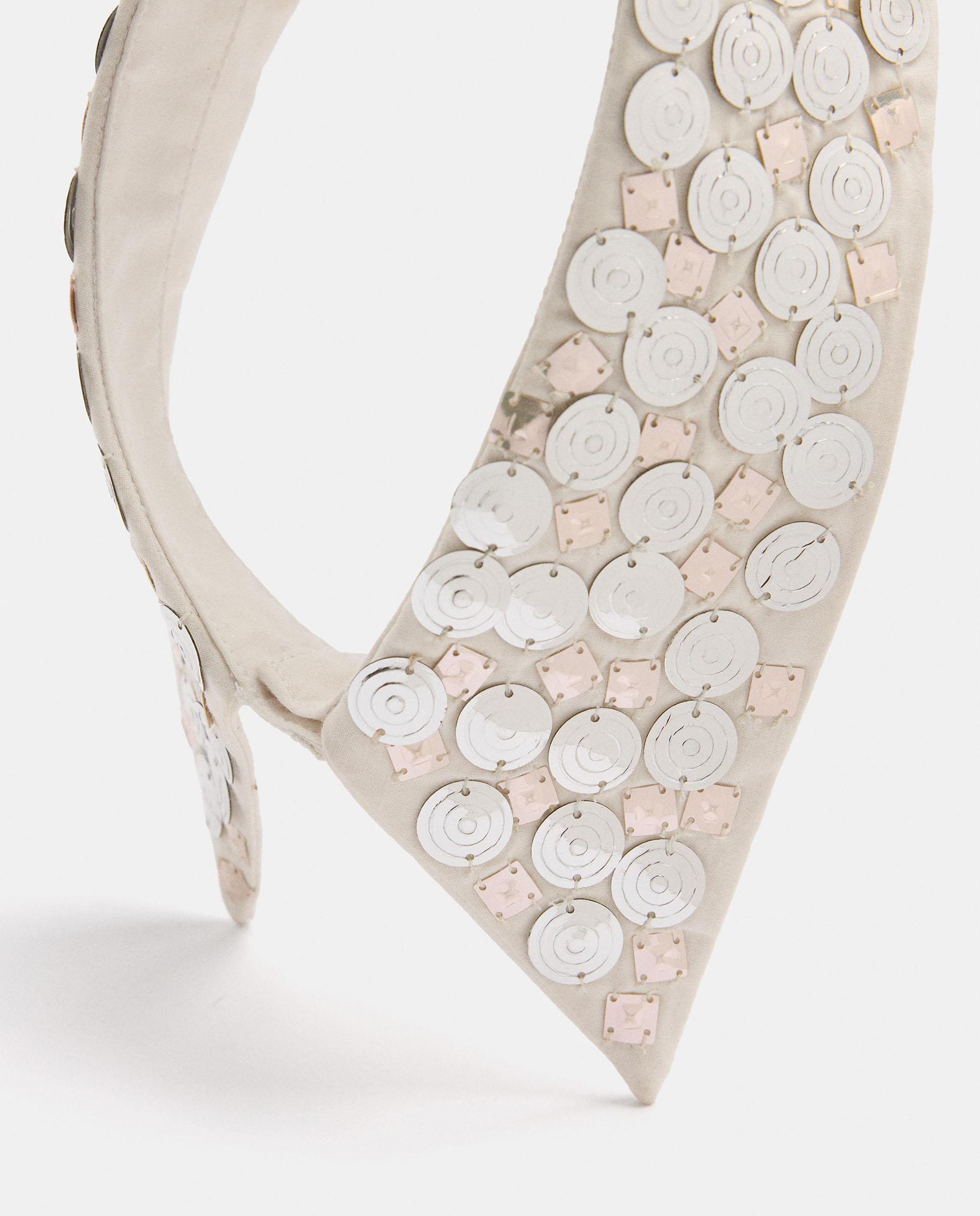 Cuello desmontable con abalorios decorativos - Parfois - Crudo Crudo-5