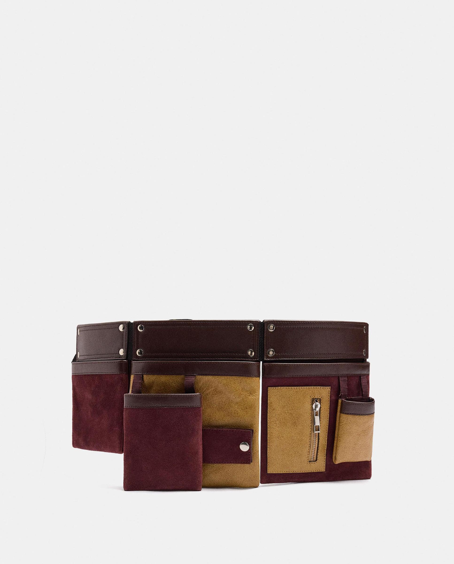 Riñonera de mujer con varios compartimentos en liso - Parfois - Multicolor Multicolor-1