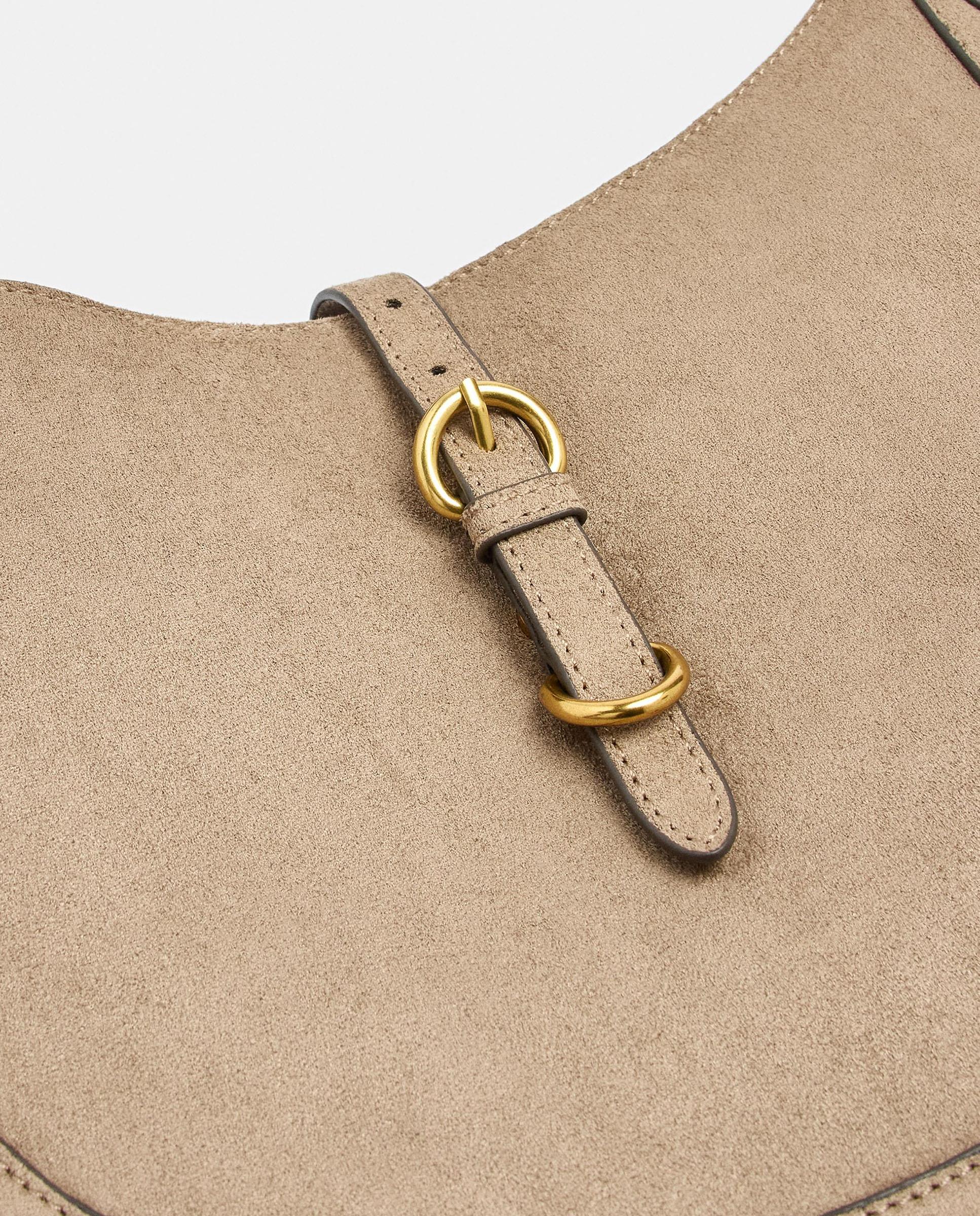 Imagen 3 de Bolso de hombro ovalado con tira y cierre de hebilla - Parfois - Beige Beige