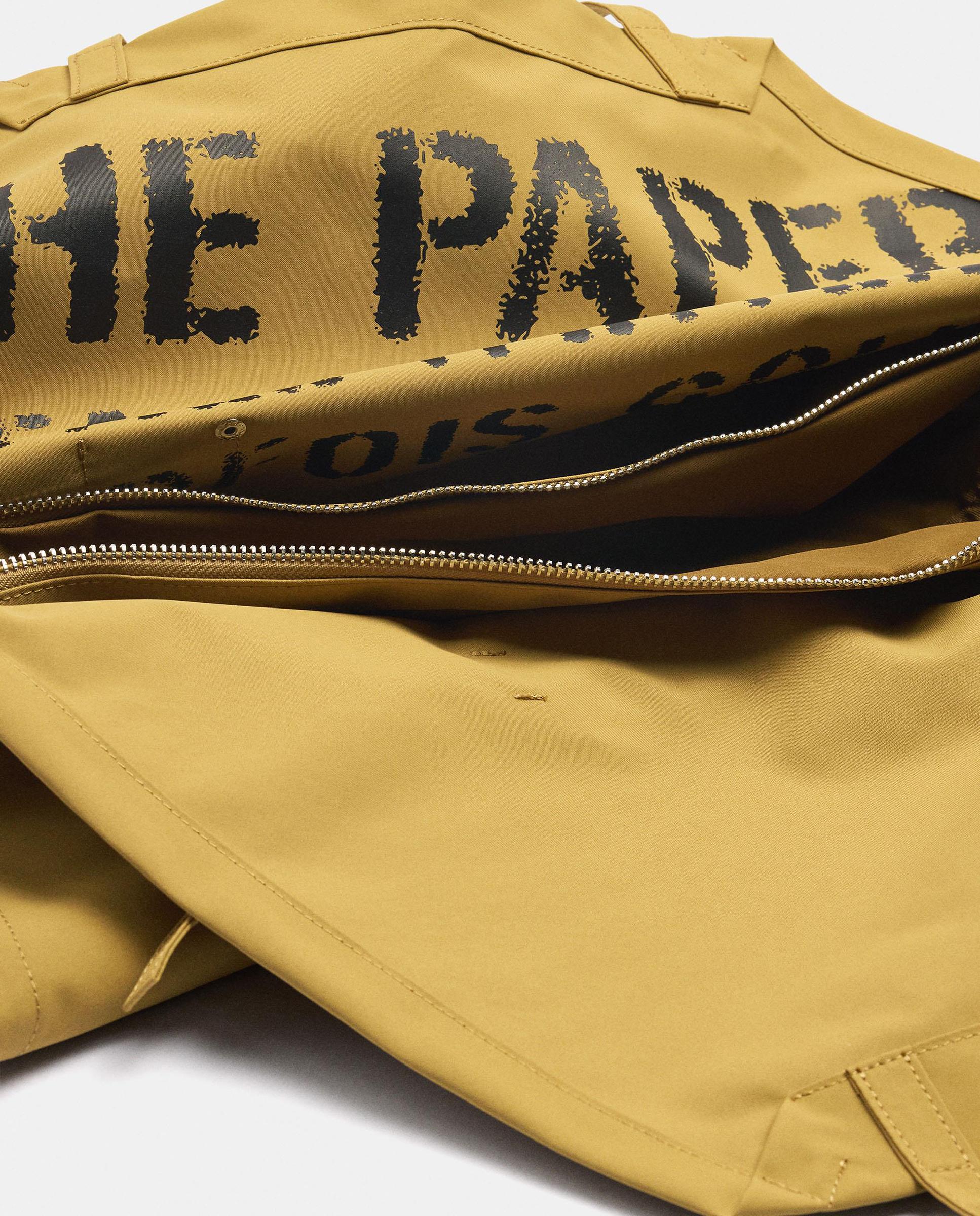 Bolso de hombro grande con cierre de cremallera convertible a mandil - Parfois - Amarillo Amarillo-8