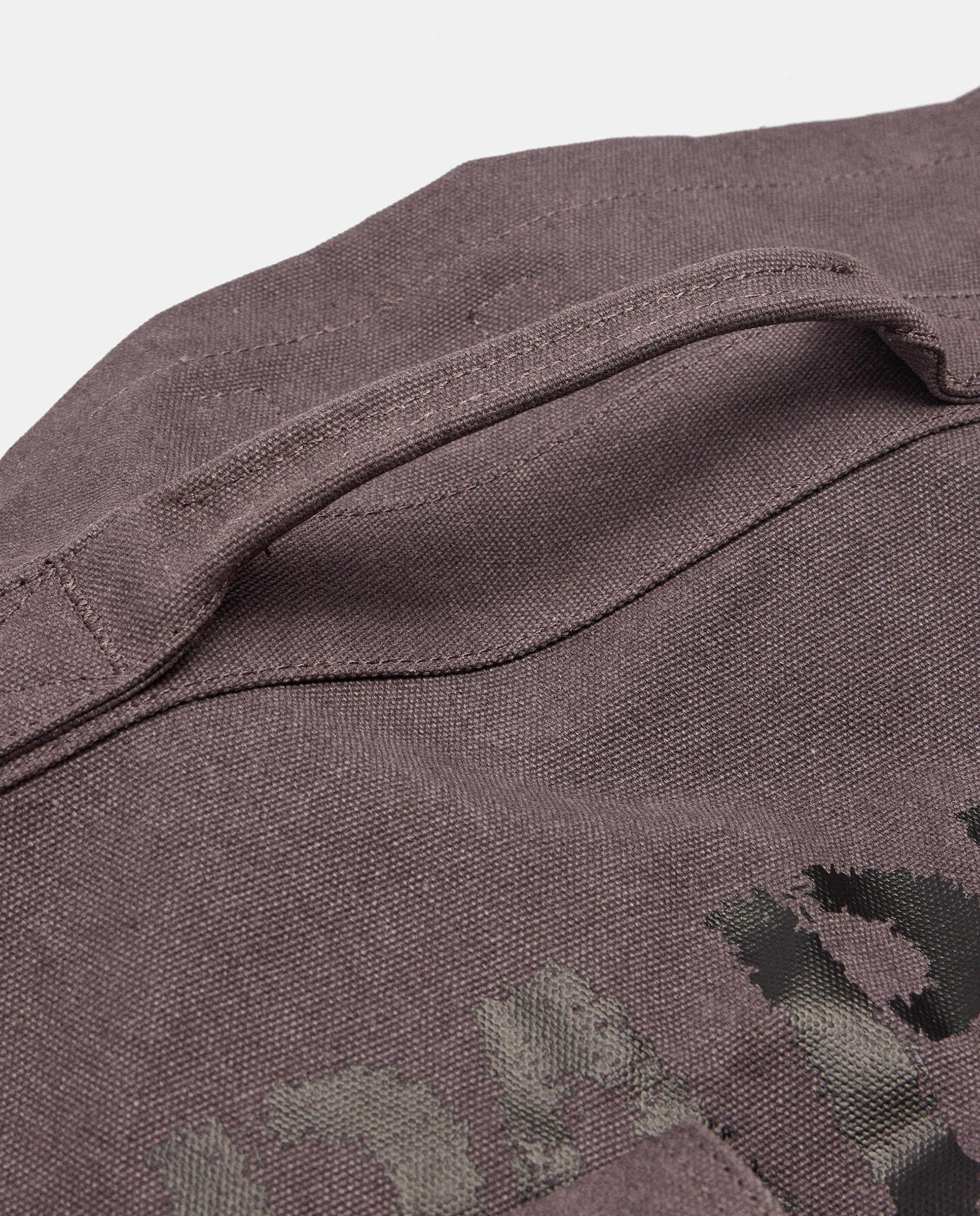 Bolso de hombro con tachuelas decorativas y cierre imantado con lettering - Parfois - Morado Morado-5