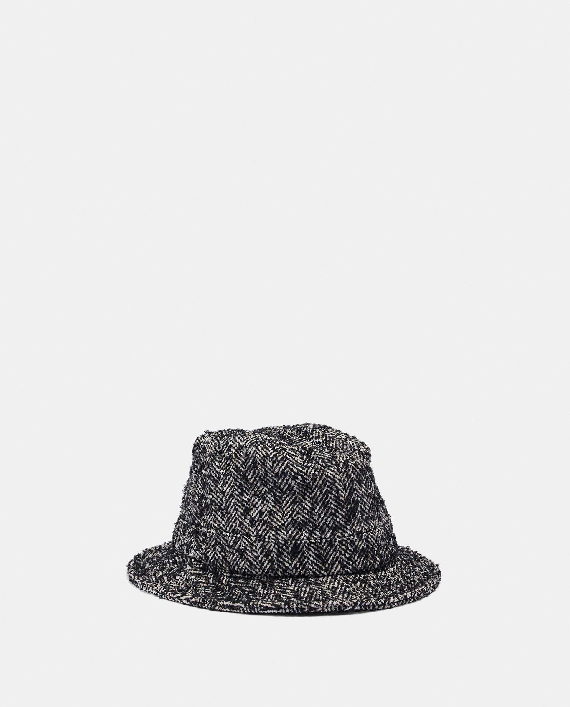 Sombrero de mujer con pespuntes y estampados - Parfois - Negro Negro-4