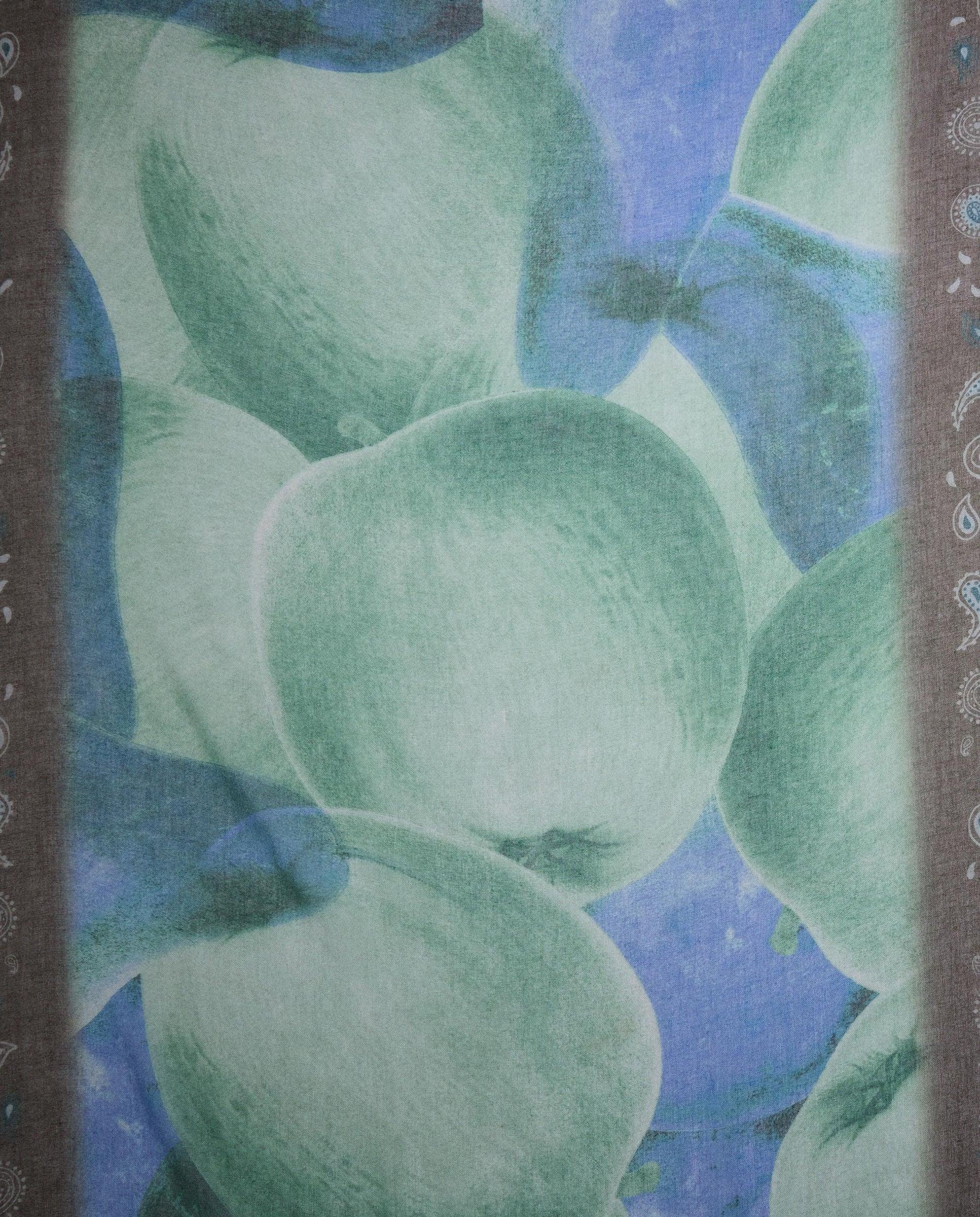 Pañuelo cuadrado con estampado paisley - Parfois - Verde Verde-2