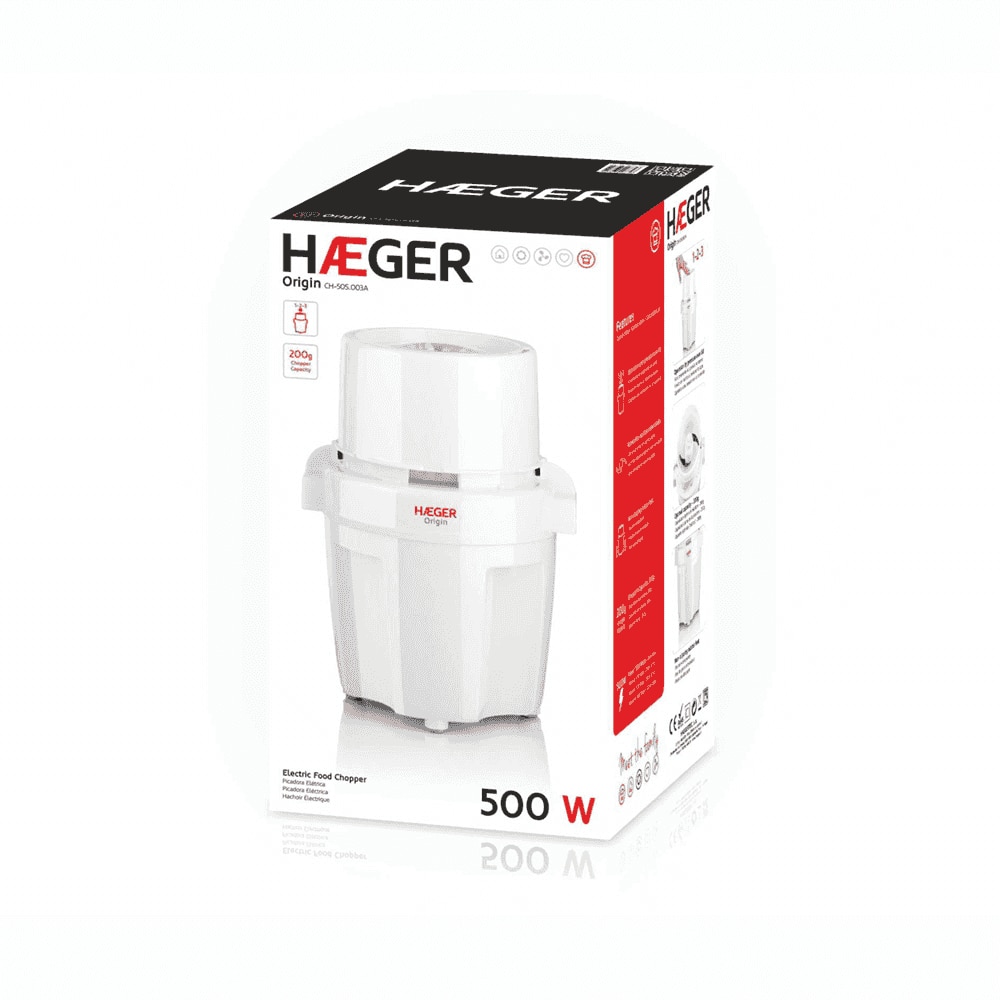 Picadora Haeger Origin 500W - Blanco Blanco-4