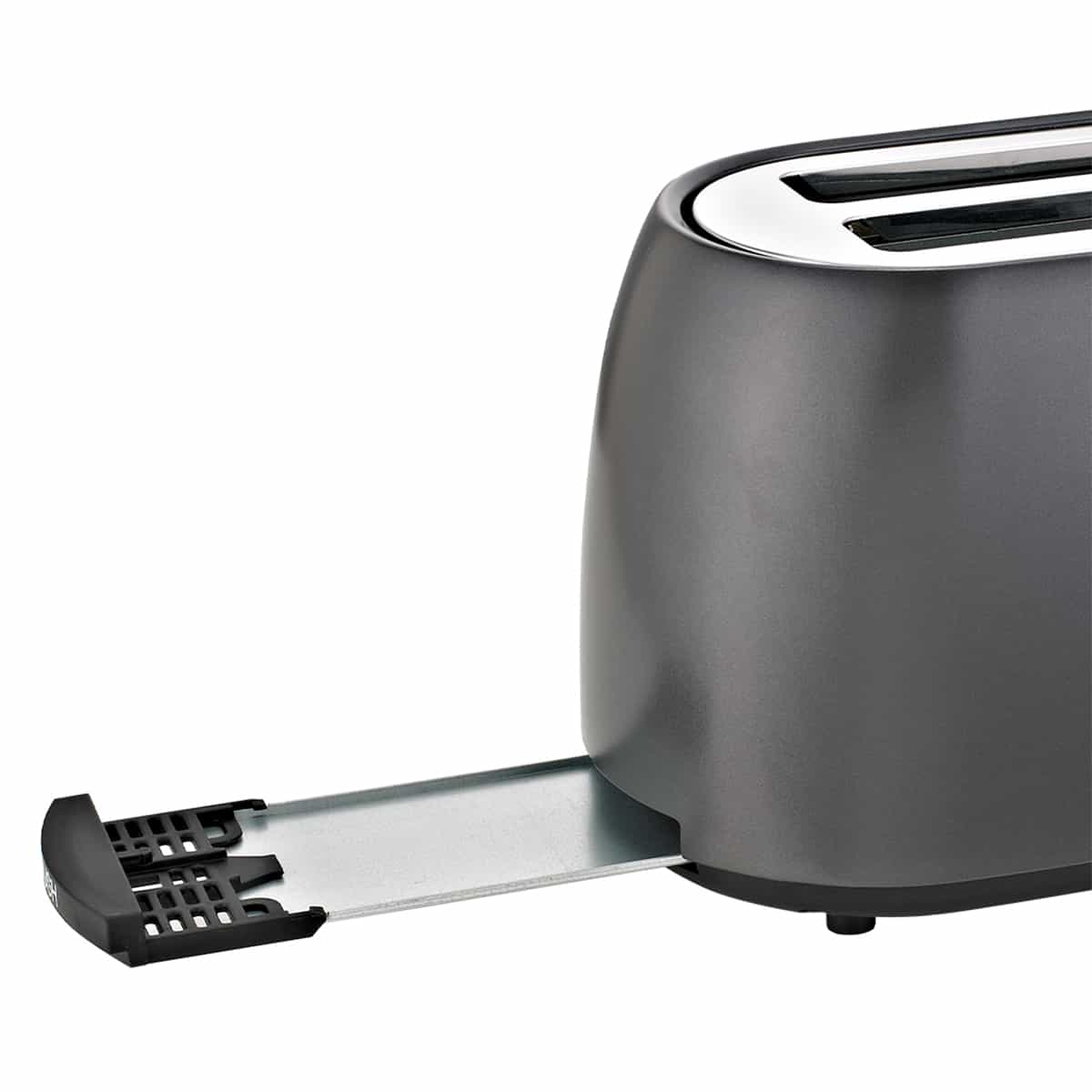 Tostador Multifunción Haeger Future Plus con 2 ranuras anchas y largas - Gris Gris-4
