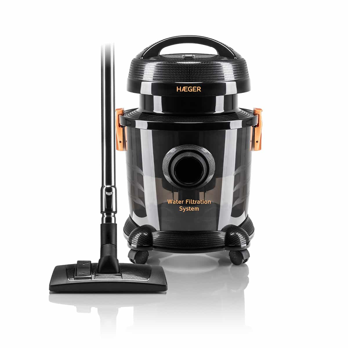 Aspirador con filtro de agua Haeger Aquaclean 1200 - Negro Negro-5