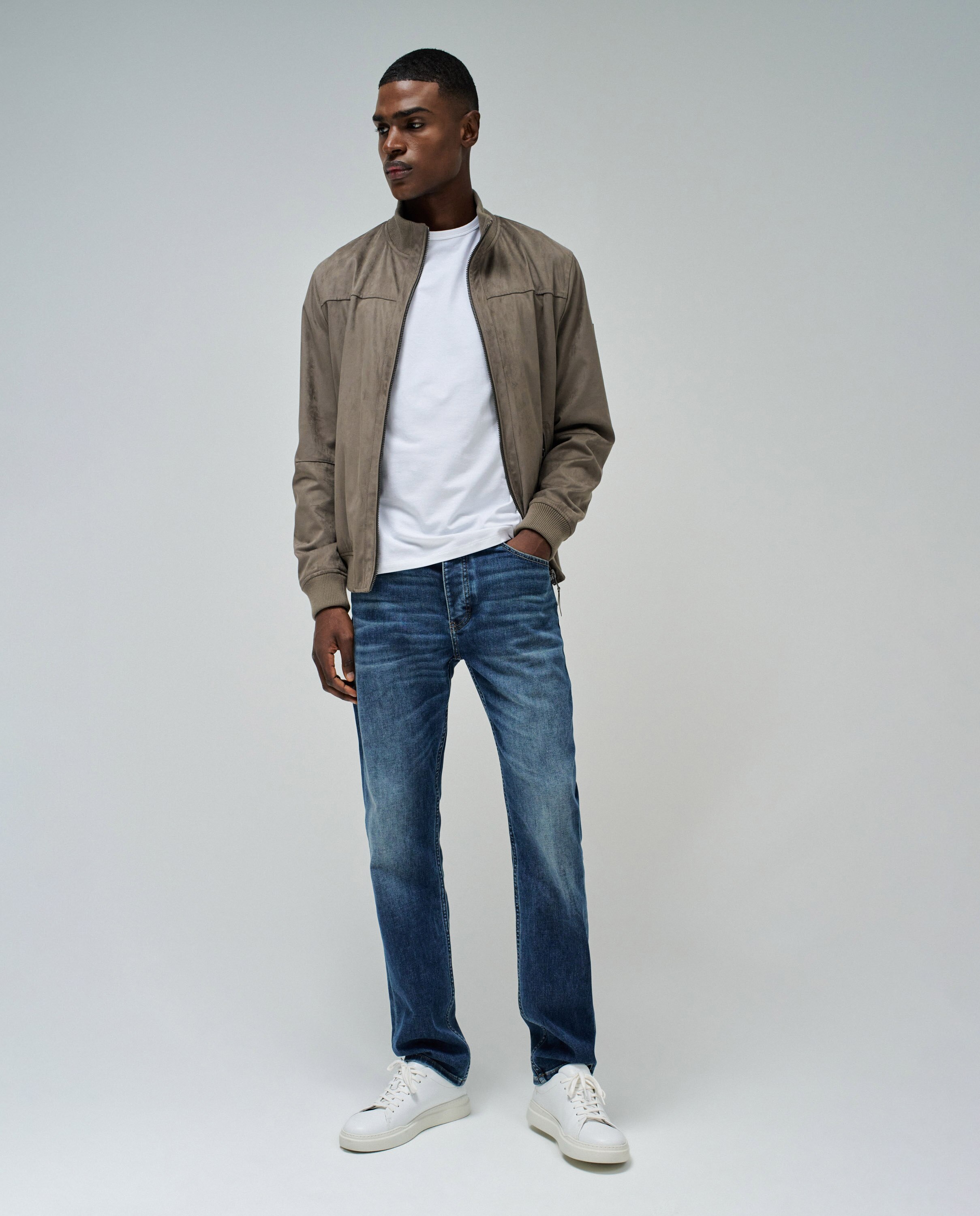 Imagen 0 de Vaqueros regular fit de hombre Azul