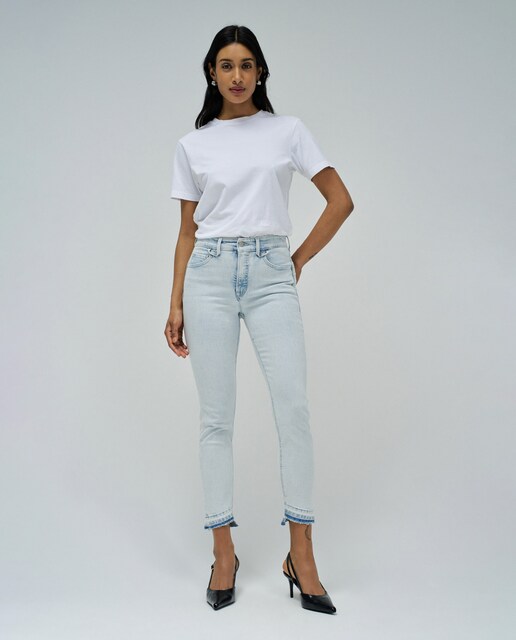 Imagen 0 de Vaquero pitillo de mujer Faith push in de tiro alto