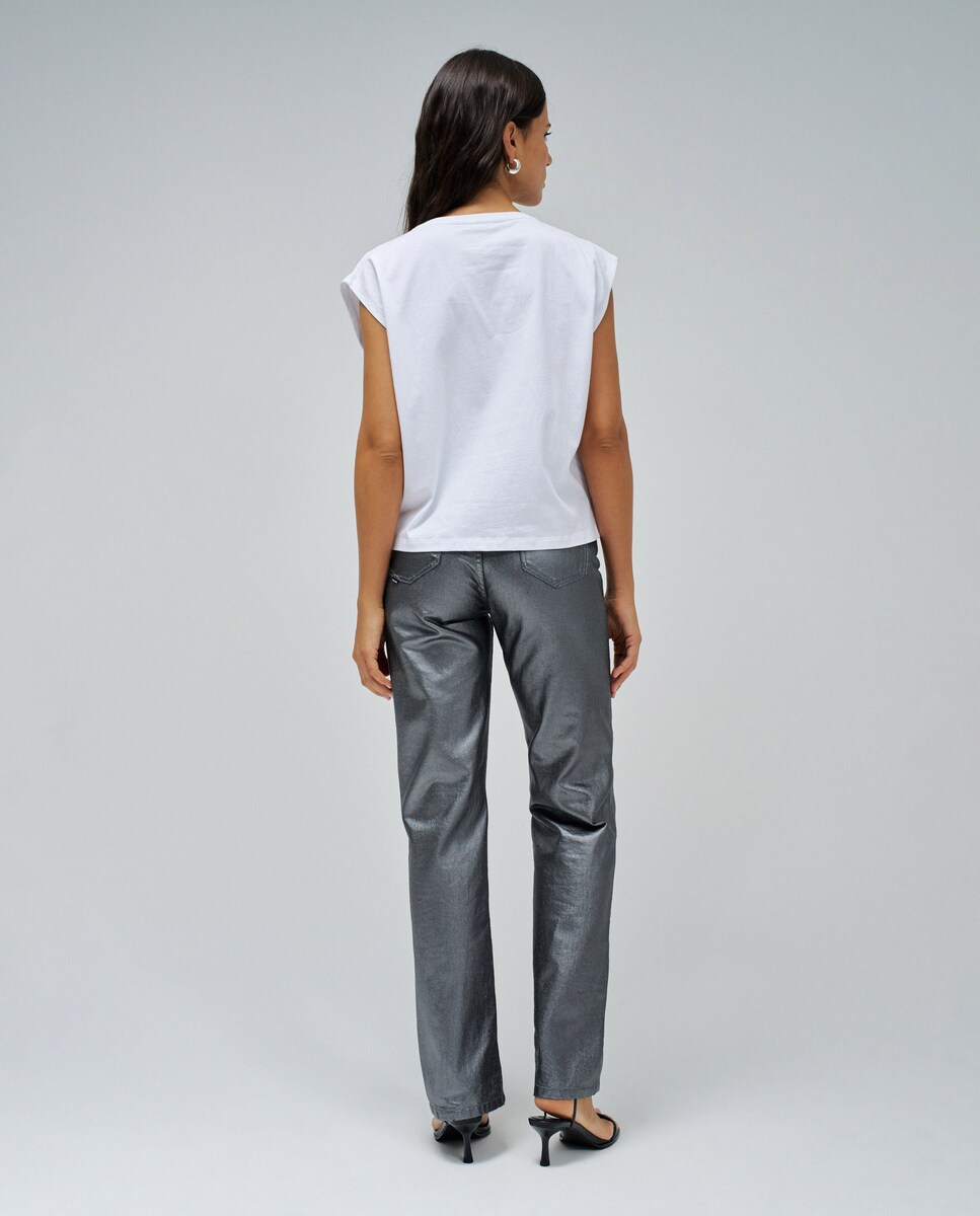 Camiseta de mujer sin mangas con brillantes · Salsa Jeans · El