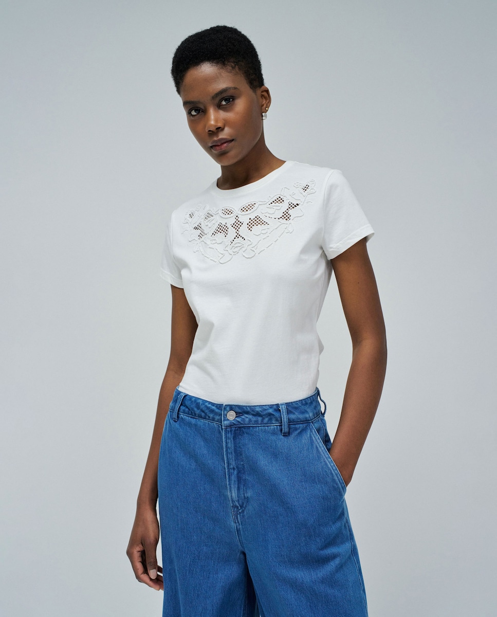 Ropa Camisetas Blancas Mujer El Corte InglÃ©s Camisa Blanca De