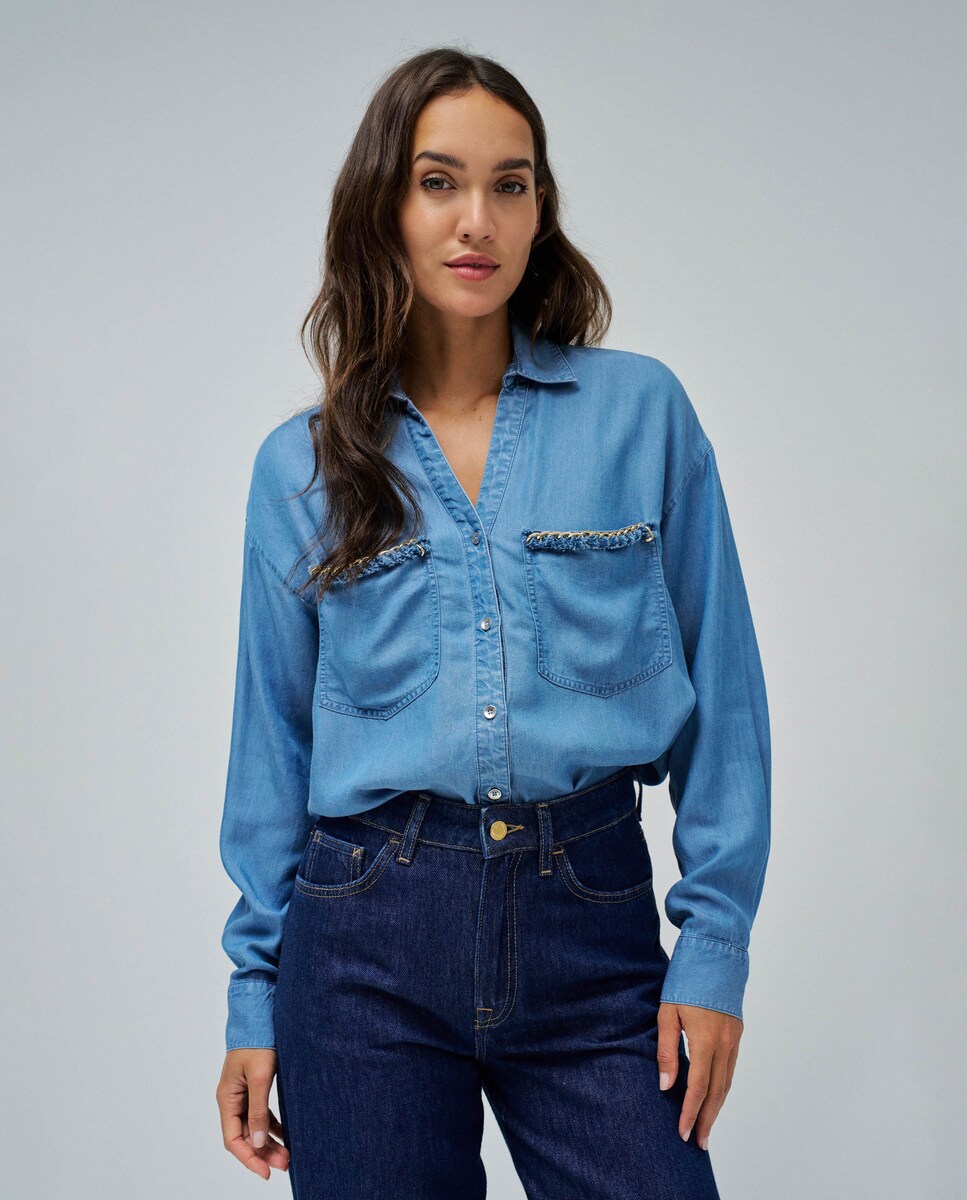 Corte Inglés Salsa Camisa Vaquera Mujer Ropa Salsa Star Rebajas